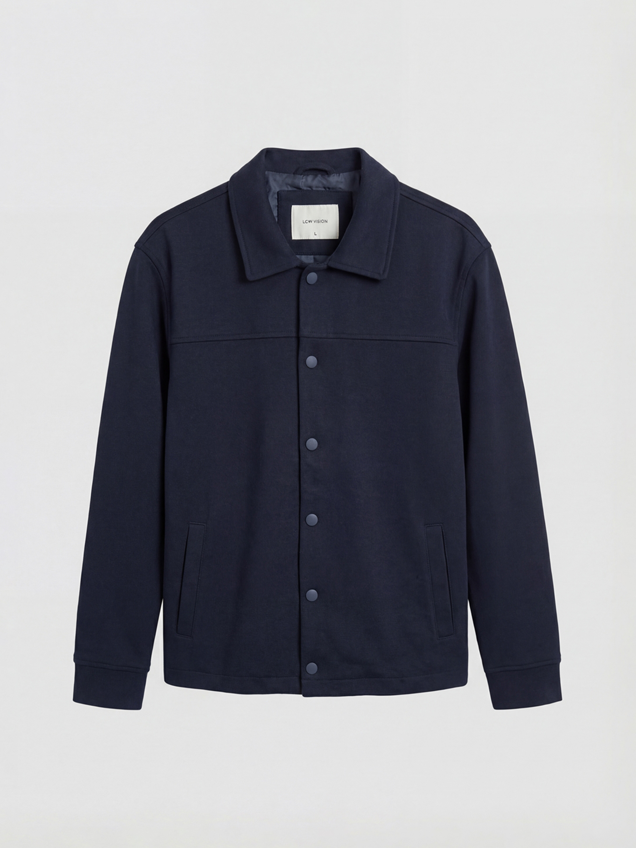 LCW Vision Comfortable Fit Shirt Collar Men's Jacket - W5CD05Z8-RFH