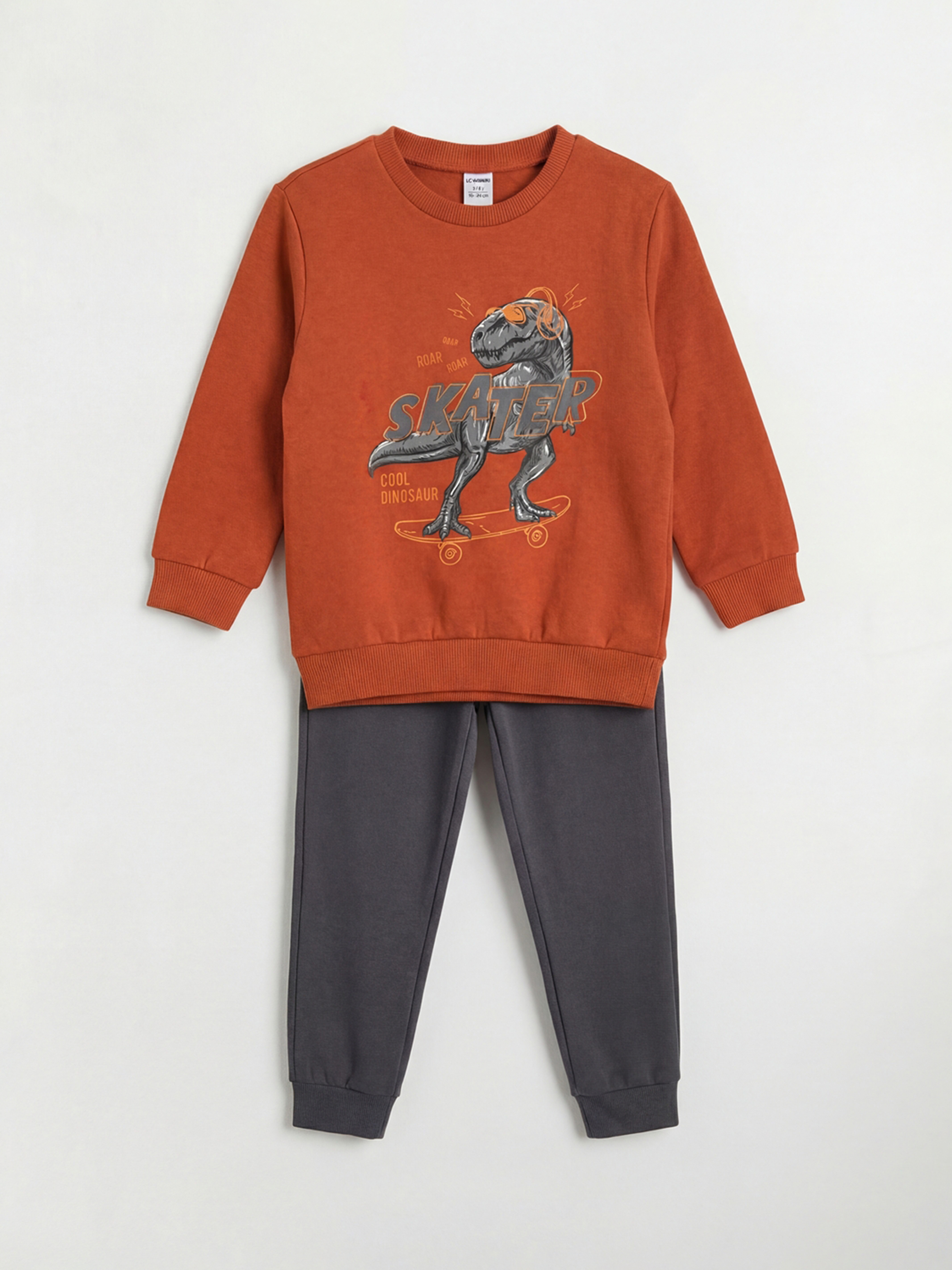 LCW Kids Boy ORANGE Tracksuit Set - W5DG38Z1-H5R