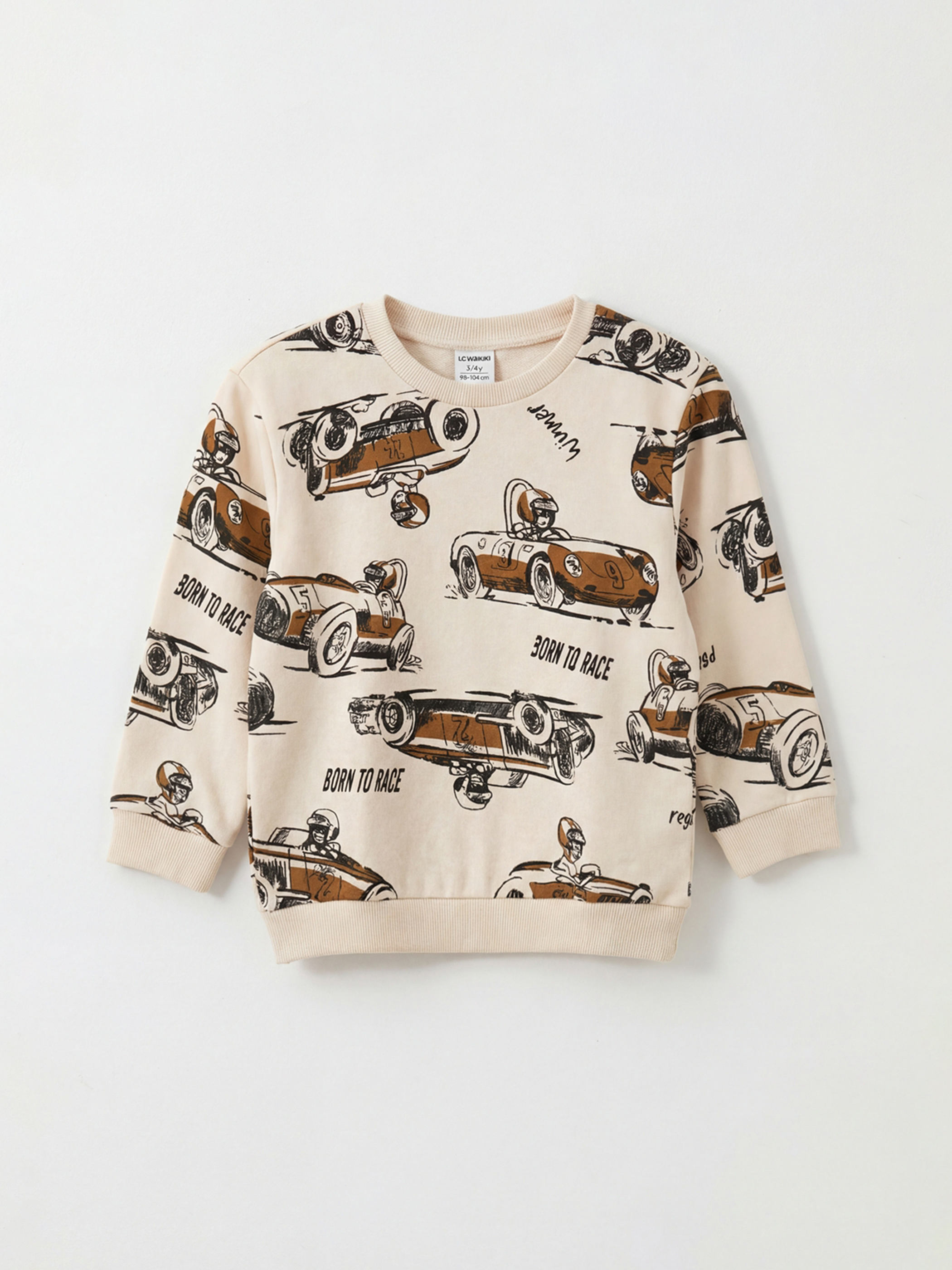 Boy BEIGE Tracksuit Set-1