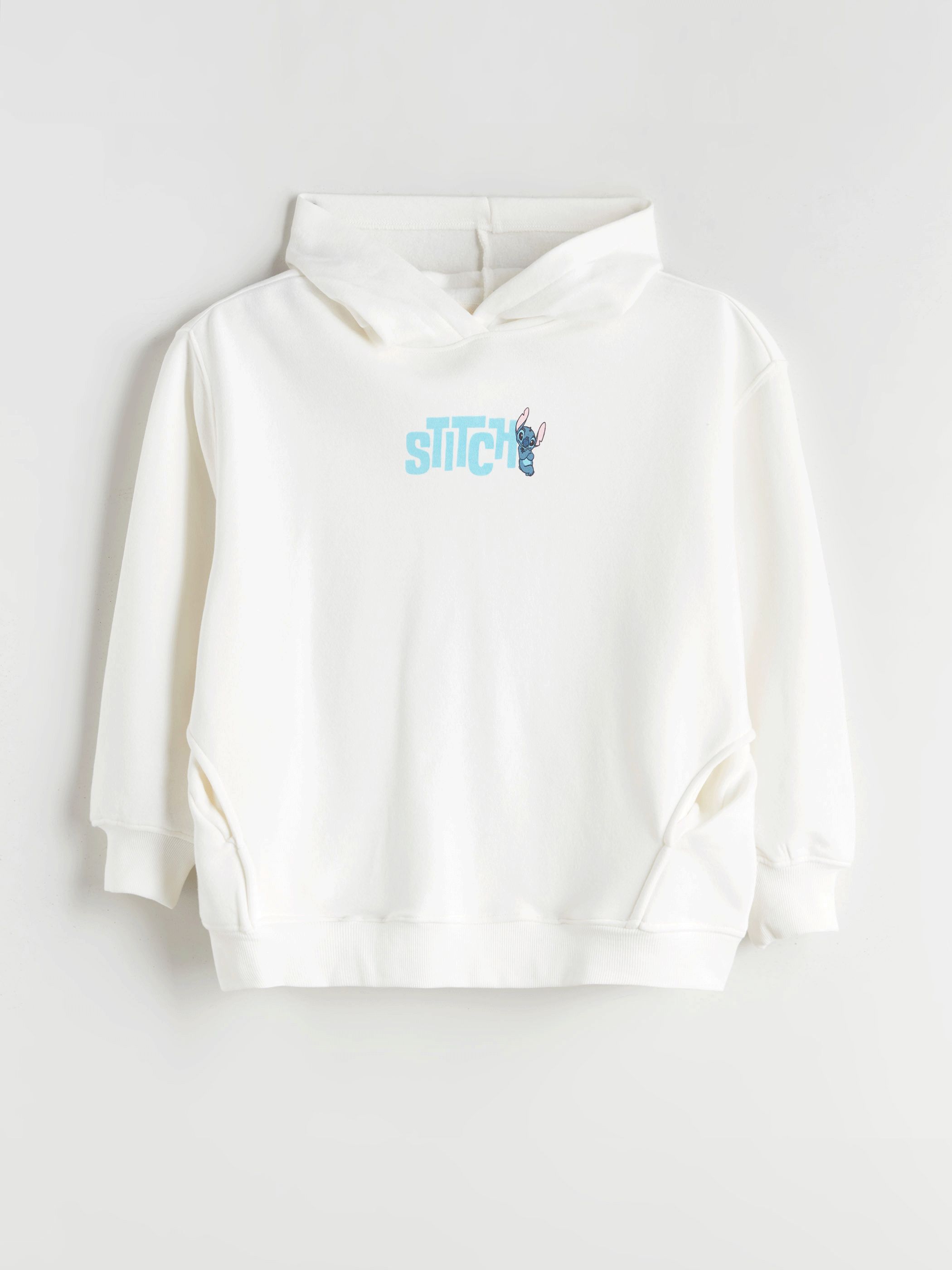 Hooded Stitch Printed Girls' Sweatshirt-1