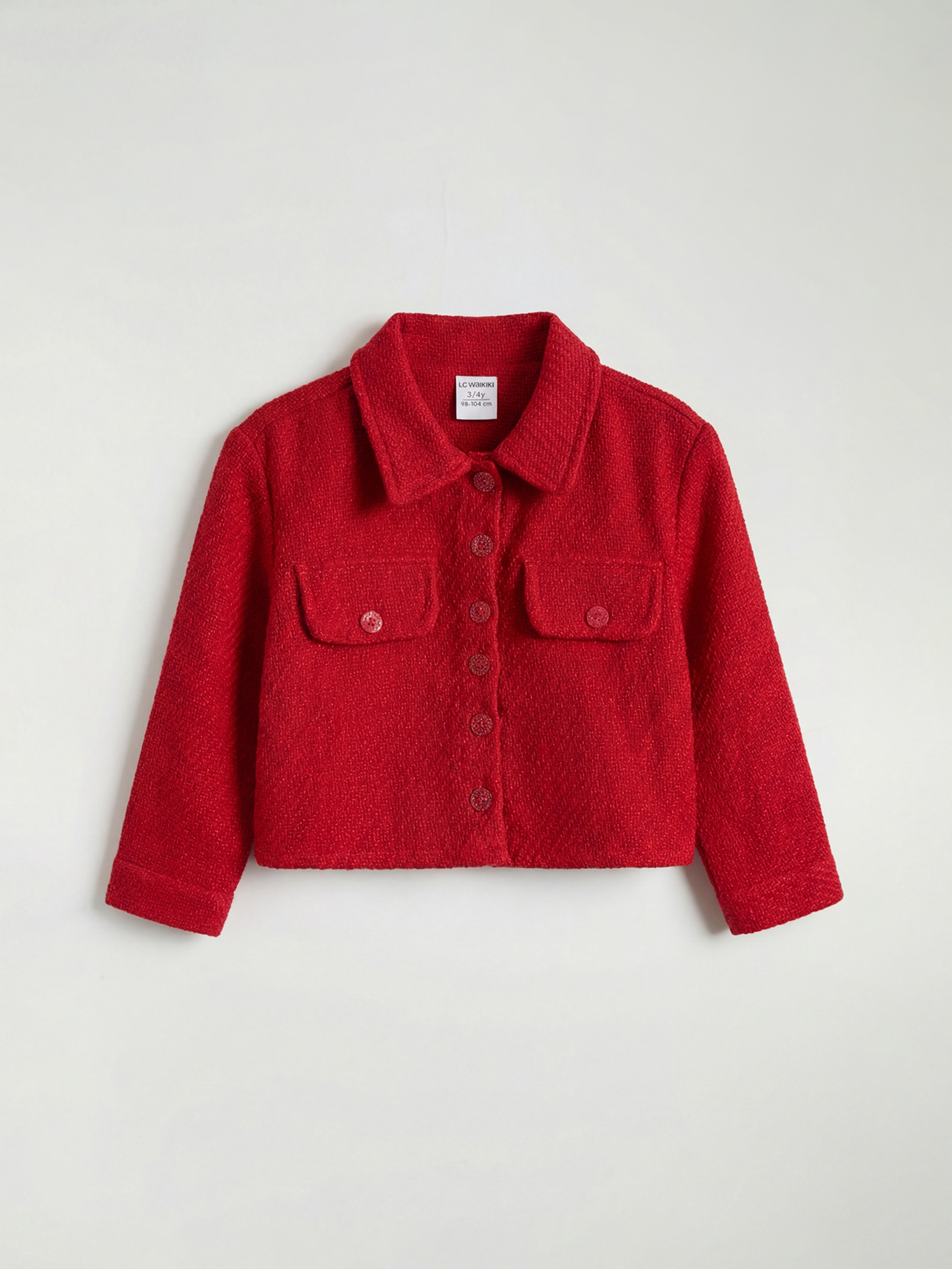 LCW Kids جاكيت أحمر فتاة - W5DI69Z1-HJY