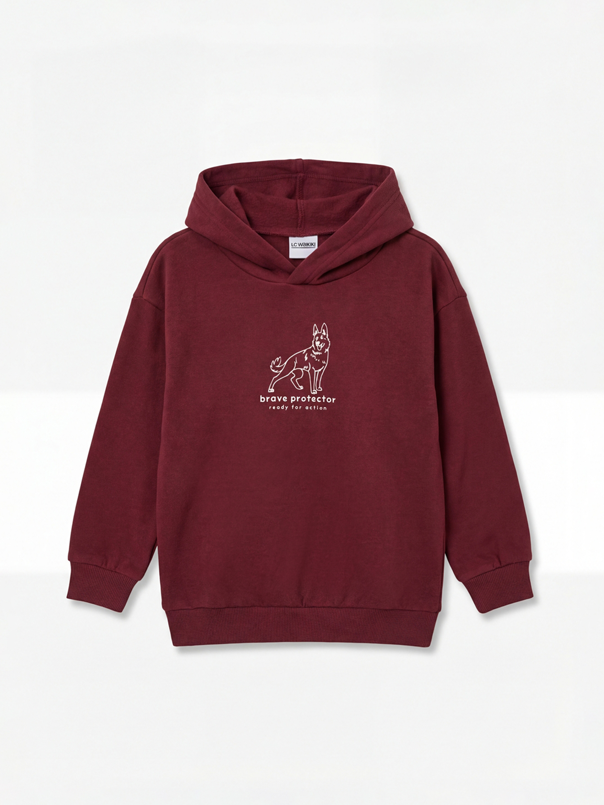 LCW Kids Boy BORDEAUX Sweatshirt - W5DM67Z1-HRU