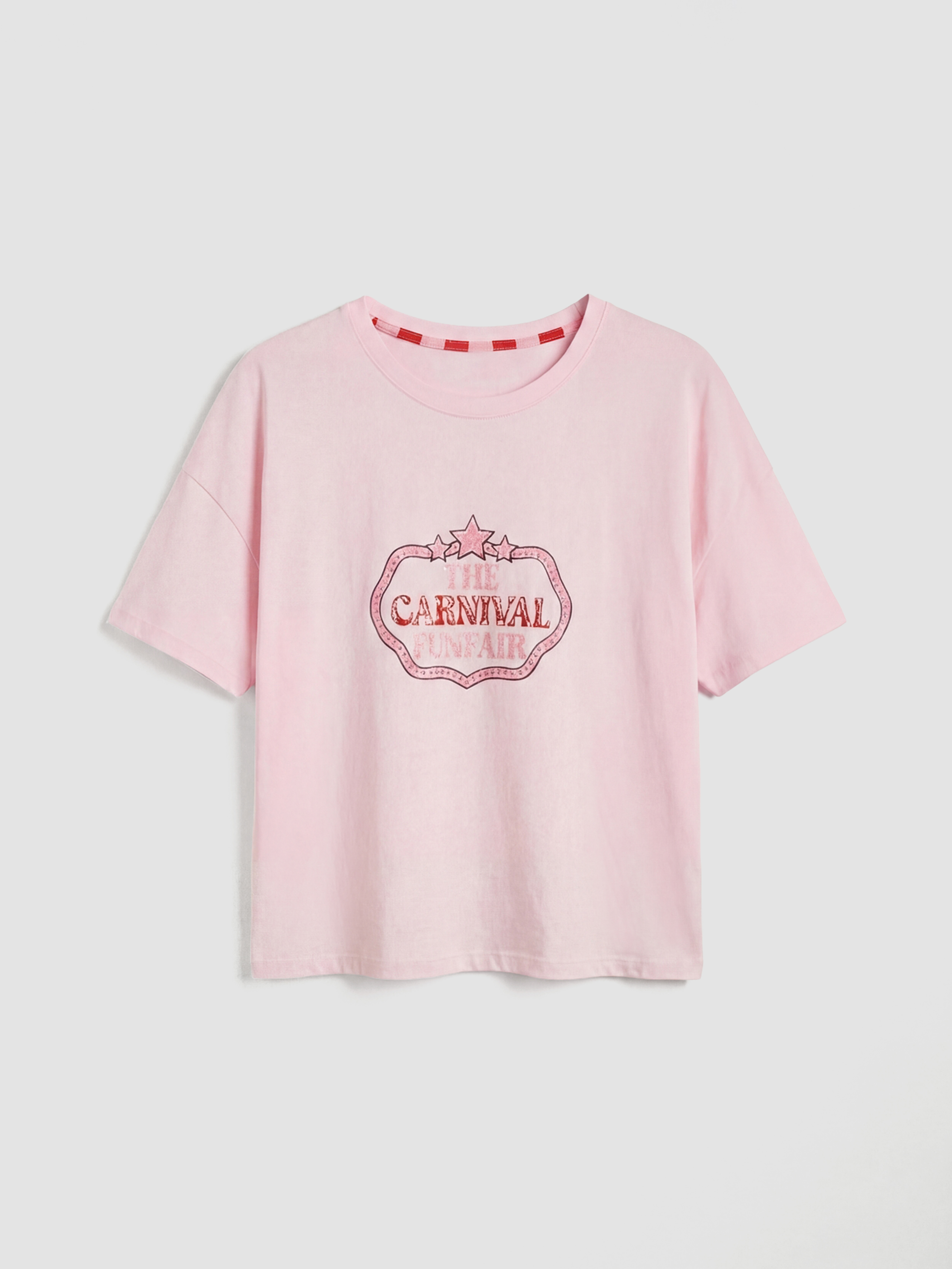 Женщины Розовый Пижамный комплект-1