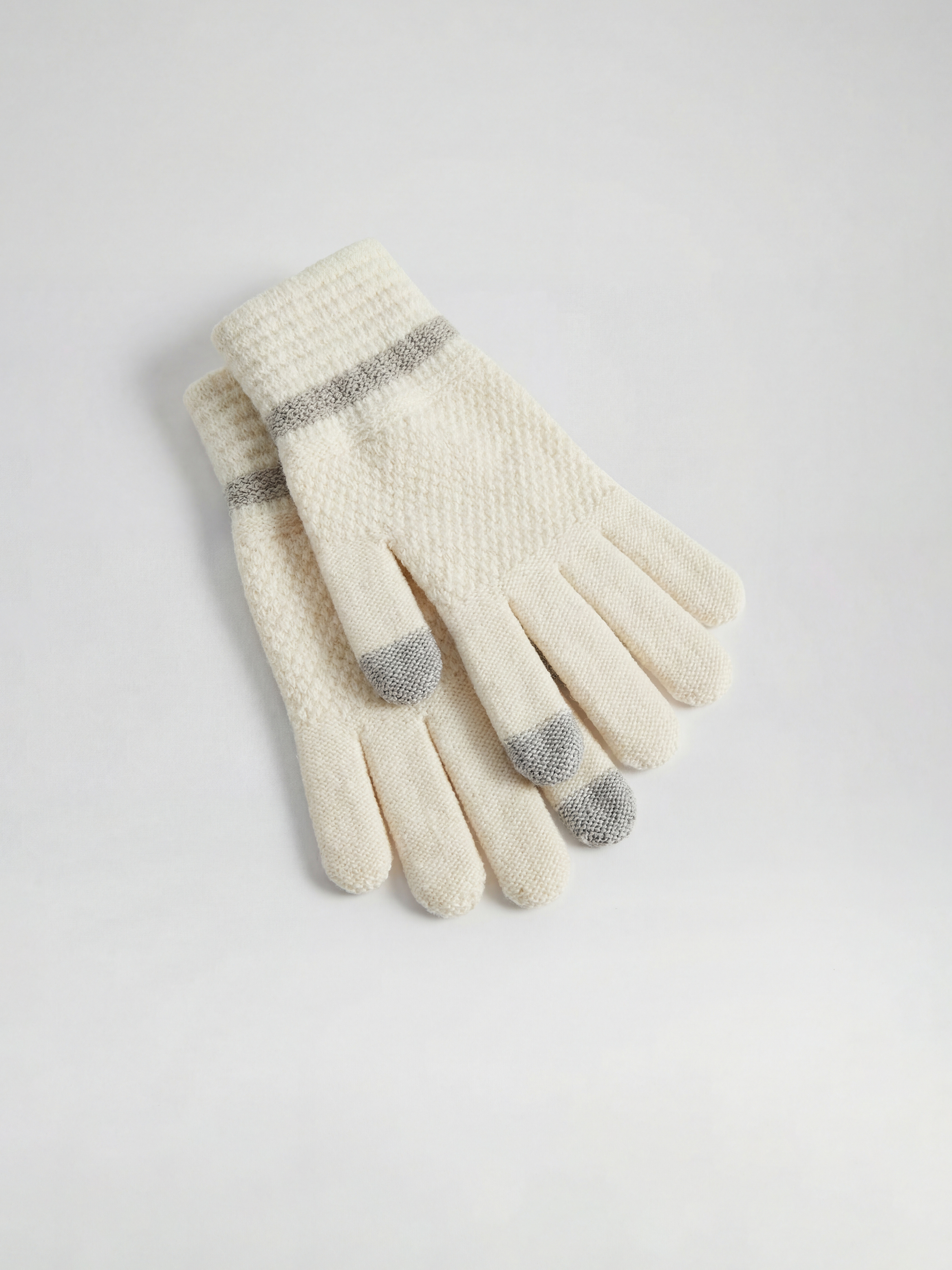 Әйелдерге арналған кестеленген трикотаж қолғаптар-2