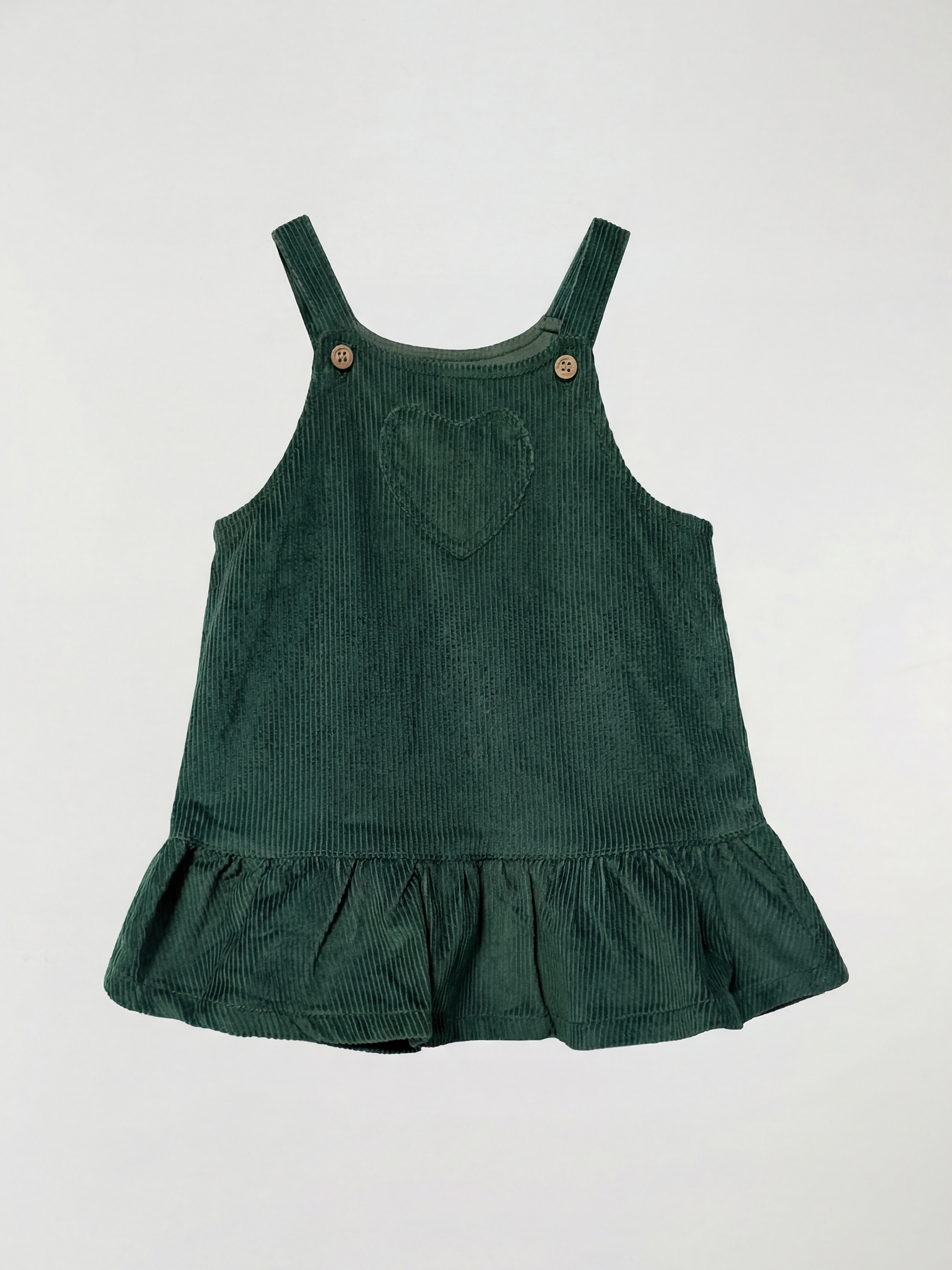 Velvet Baby Girls' Pinafore Dress and Blouse-2