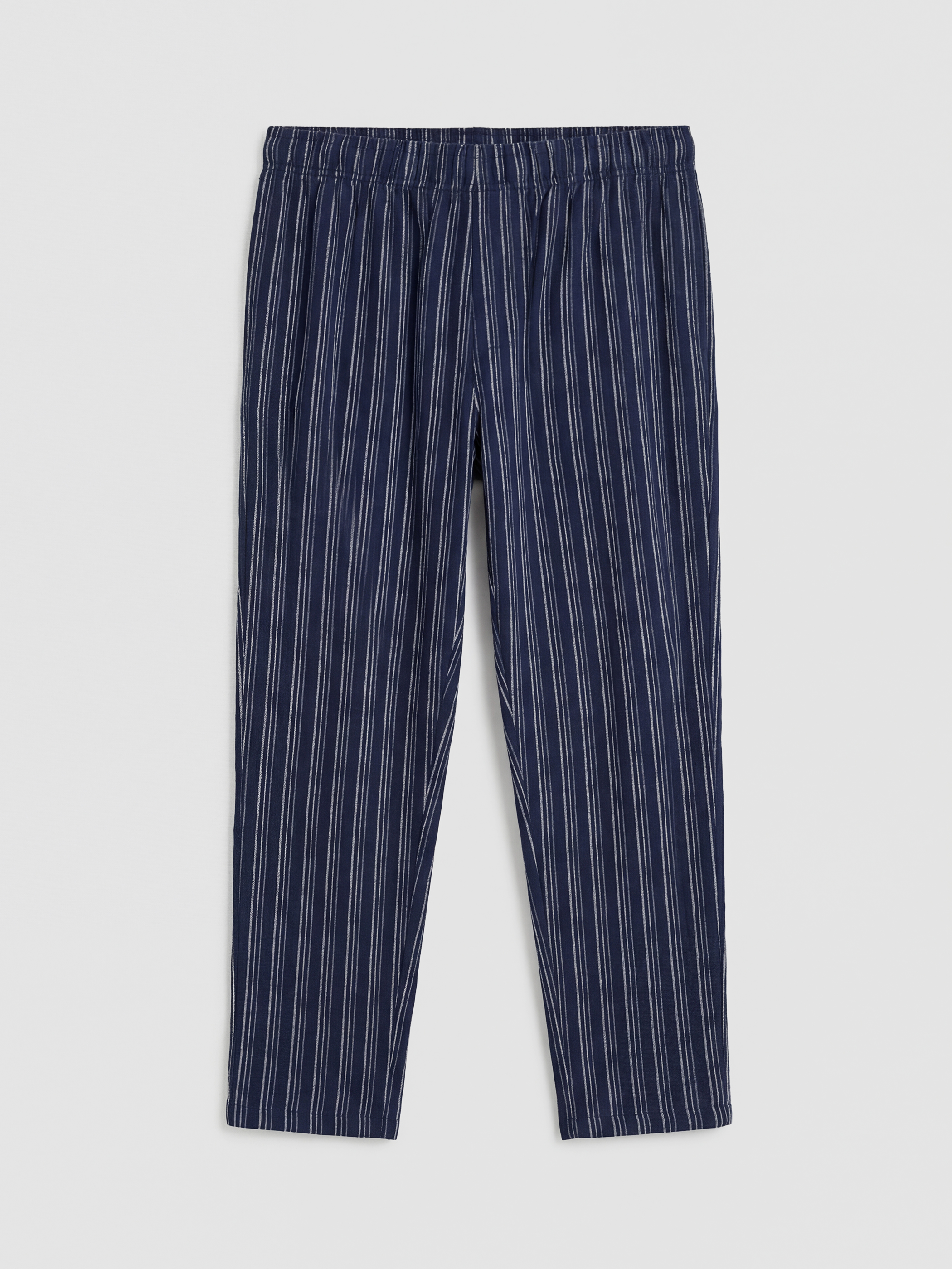 Мъж Синьо Комплект пижами-4