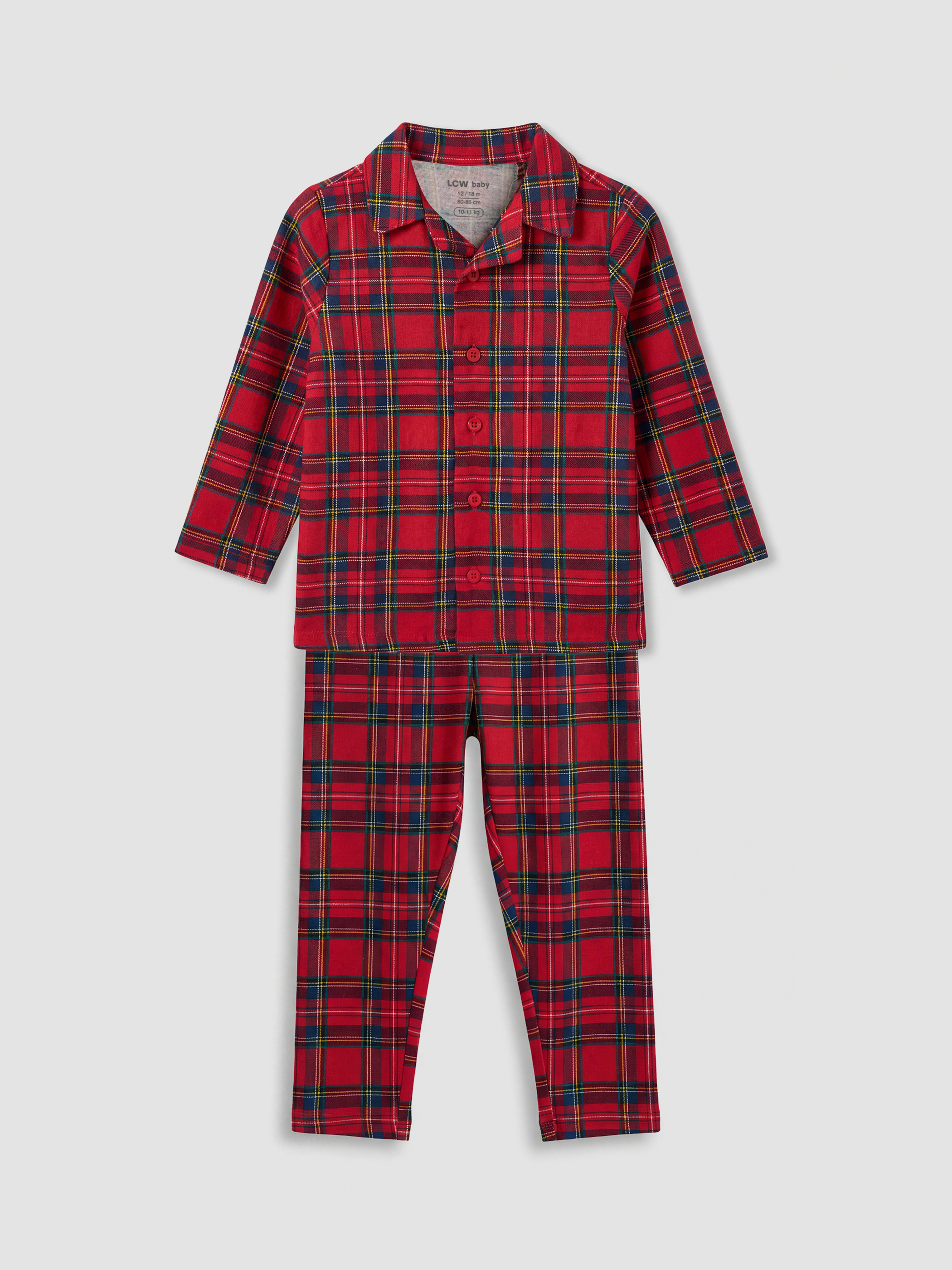 LCW baby Бебе момче Червено Комплект - W5G284Z1-LTQ