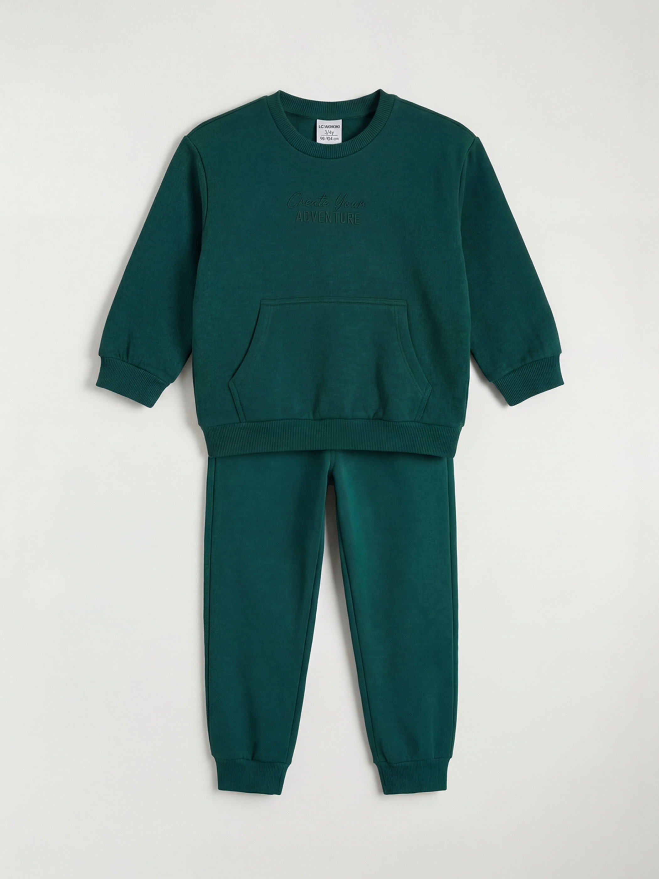 LCW Kids Boy GREEN Tracksuit Set - W5G698Z1-HKU