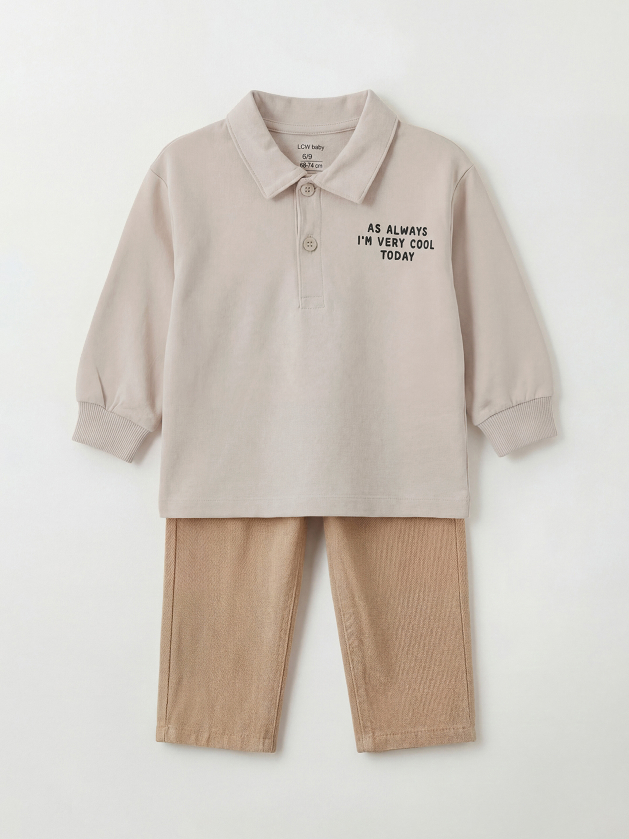 LCW baby Baby Boy BEIGE Set - W5GU67Z1-V5Q