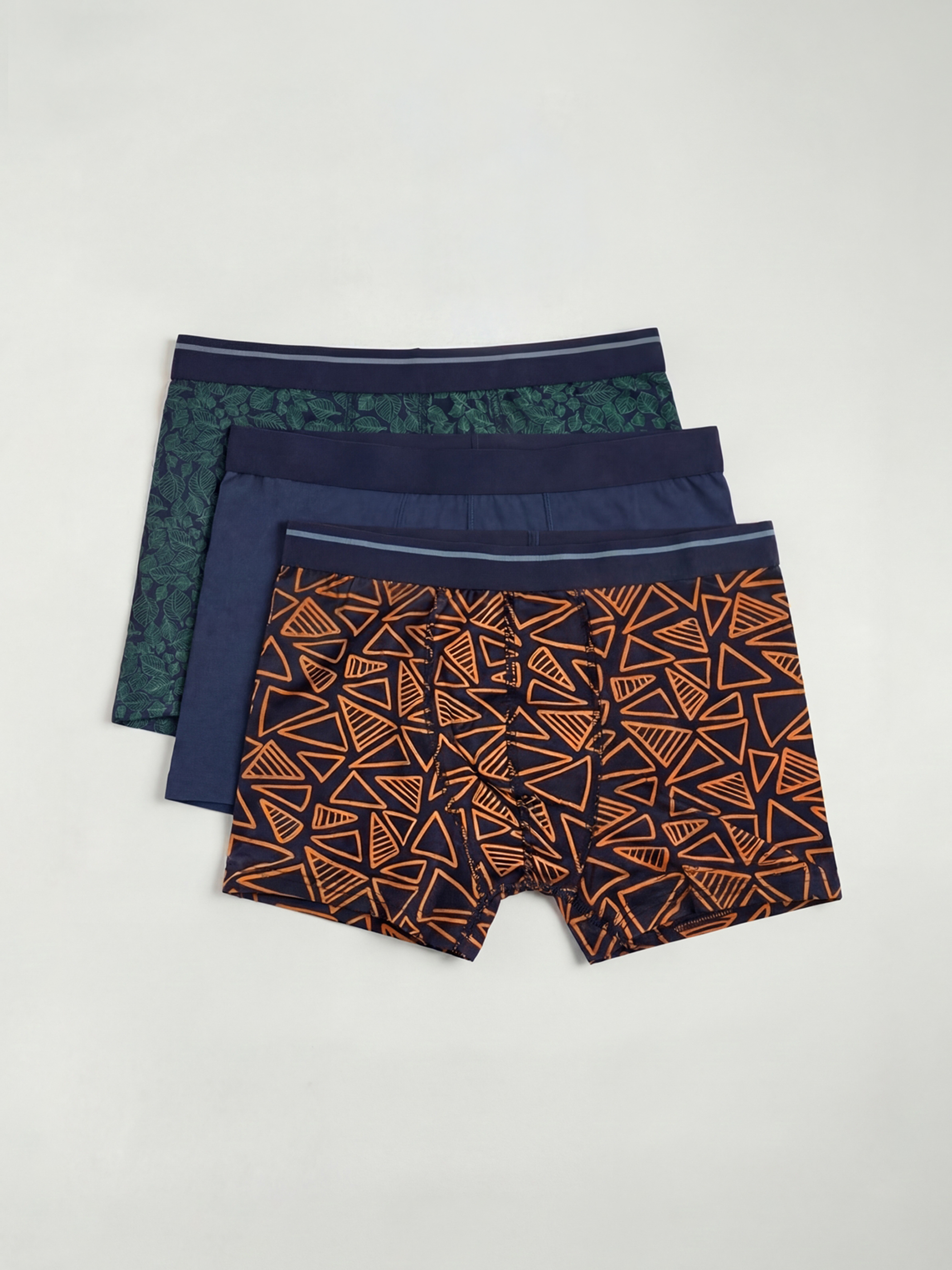 LC WAIKIKI Standart Kalıp Pamuklu Esnek Erkek Boxer 3'lü - W5HL80Z8-M0T