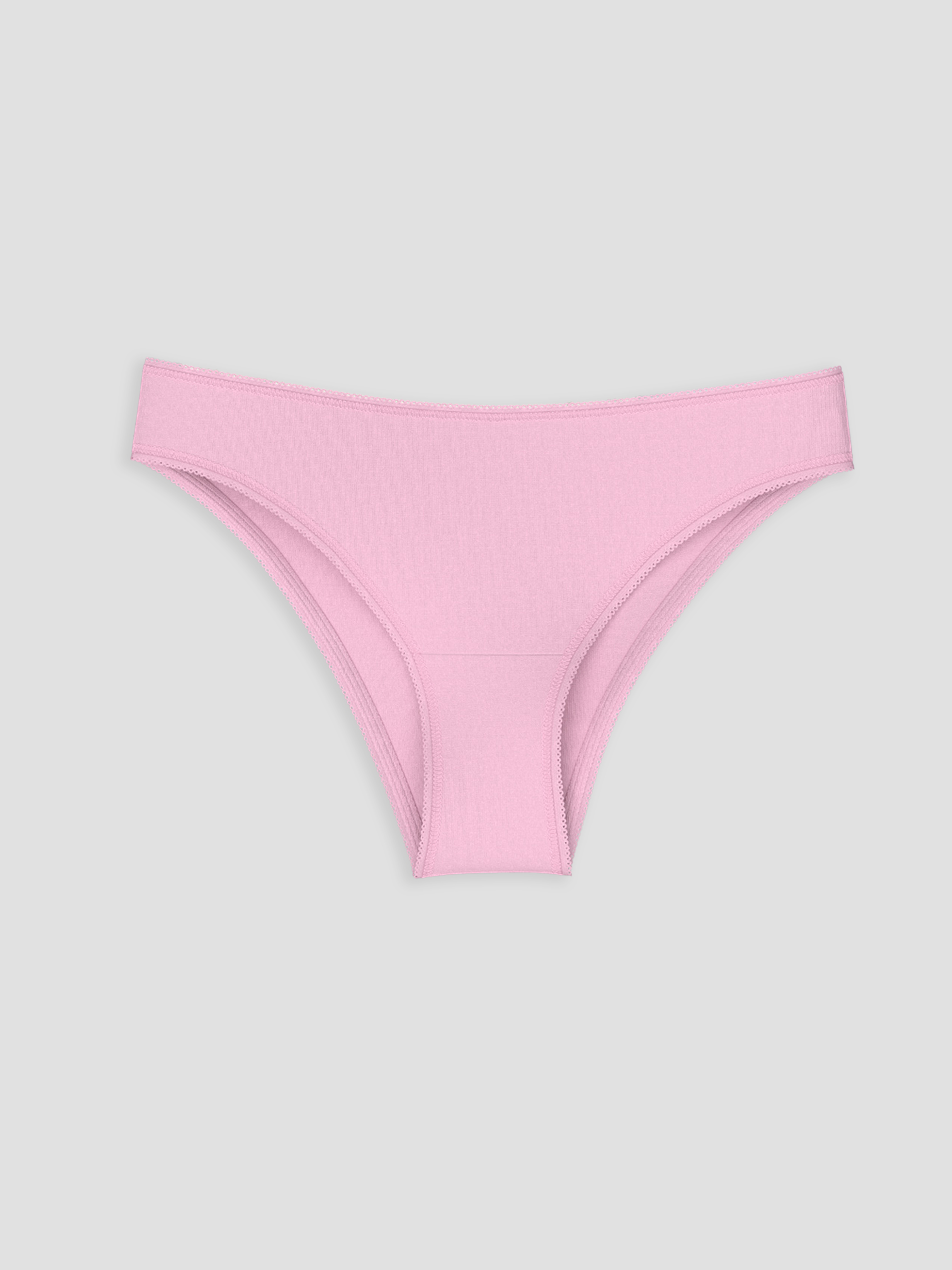 Pembe Düz Brazilian Külot