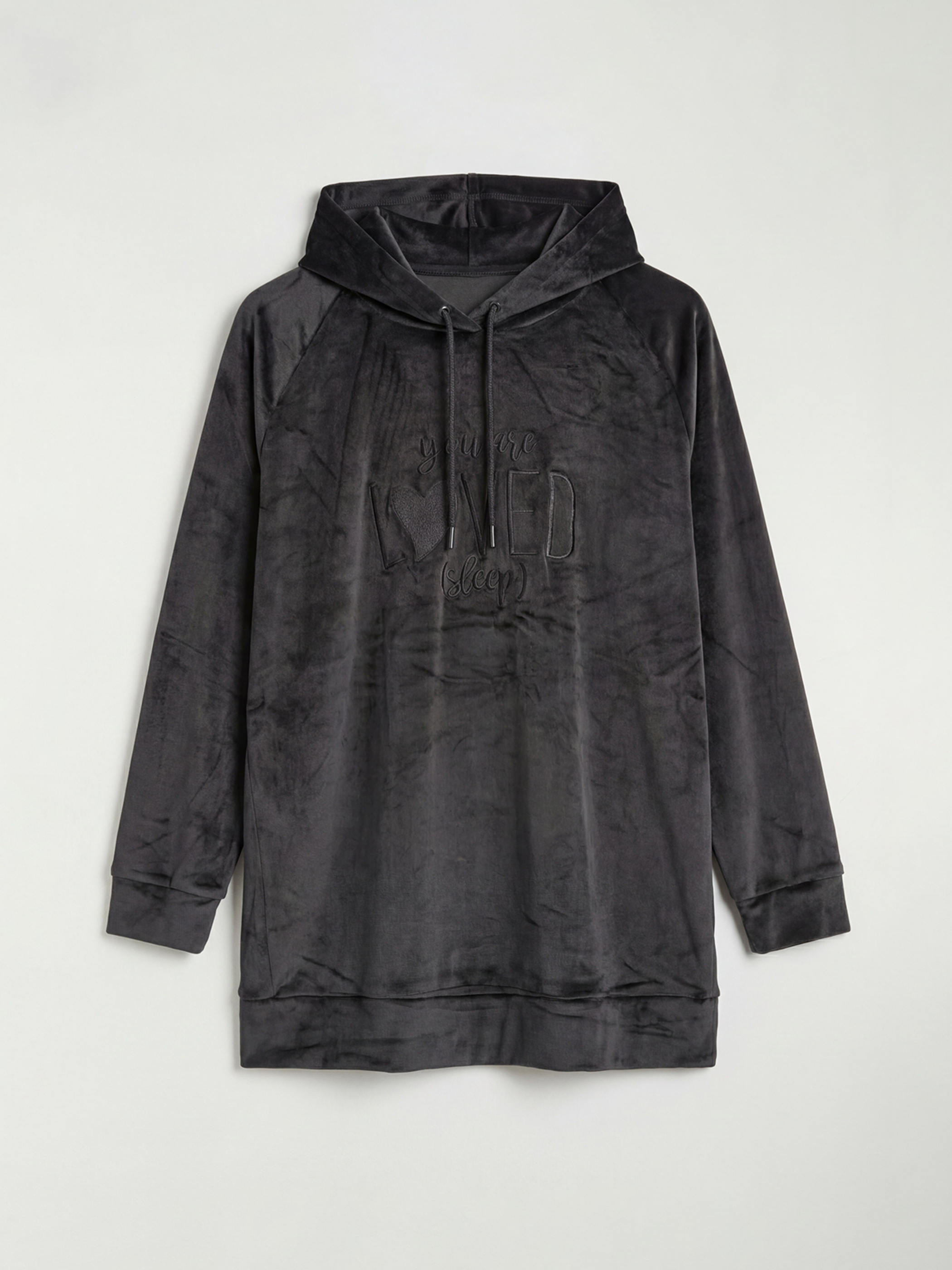 LCW ECO Woman BLACK Pyjama Top - W5HT76Z8-CVL