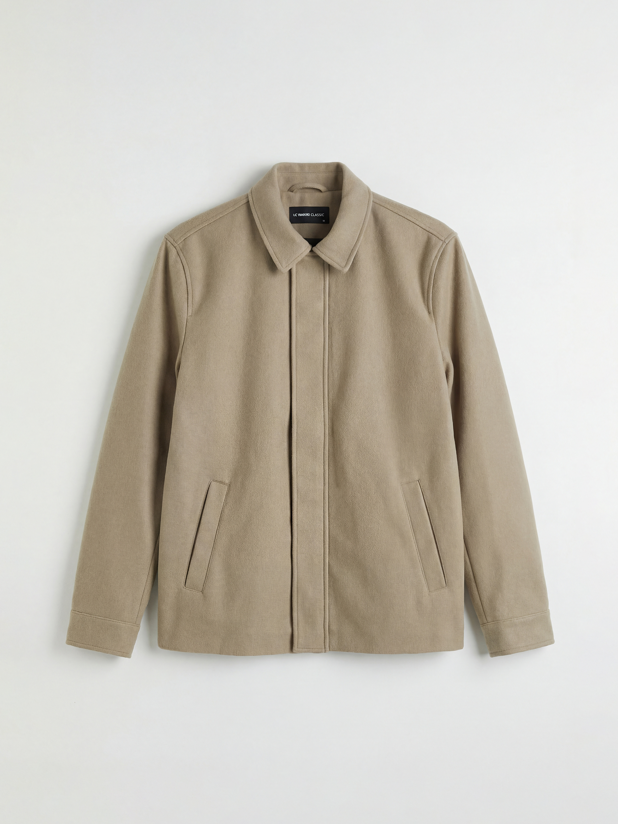 LCWAIKIKI Classic Standart Kalıp Gömlek Yaka Erkek Kaşe Mont - W5HV41Z8-ZQL