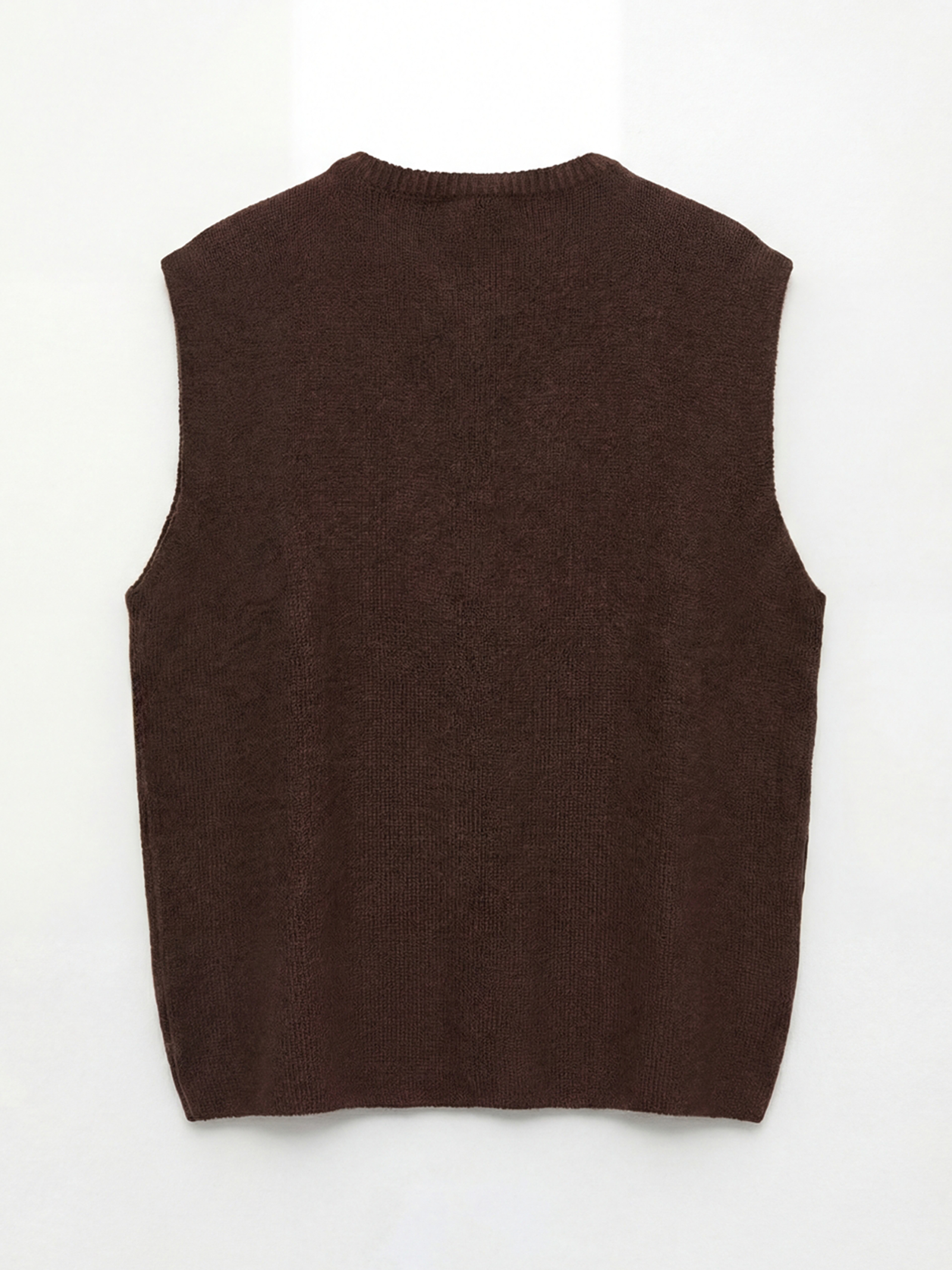 Woman BROWN Waistcoat-1