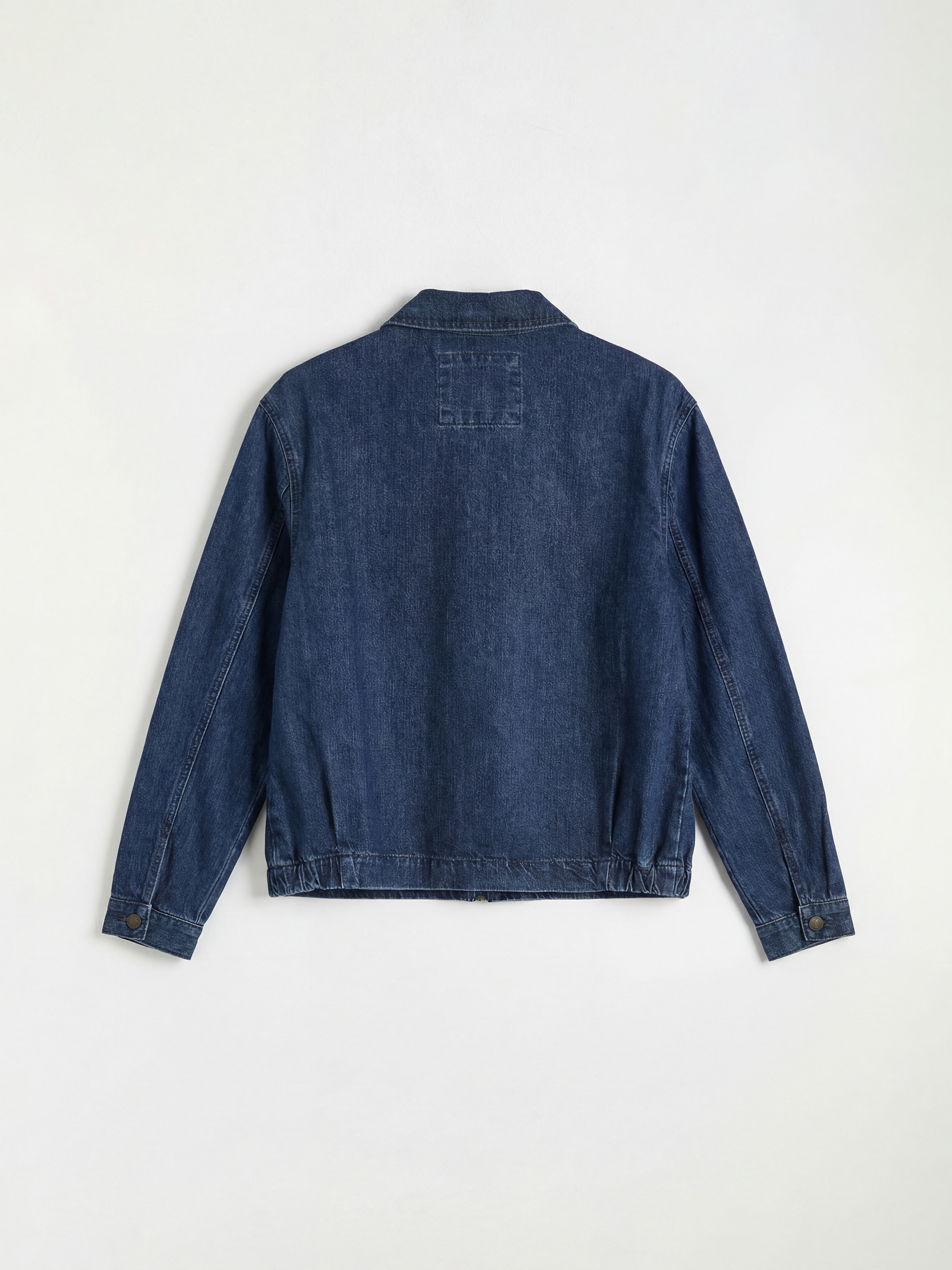 İndigo Loose Fit Gömlek Yaka Erkek Jean Ceket-1