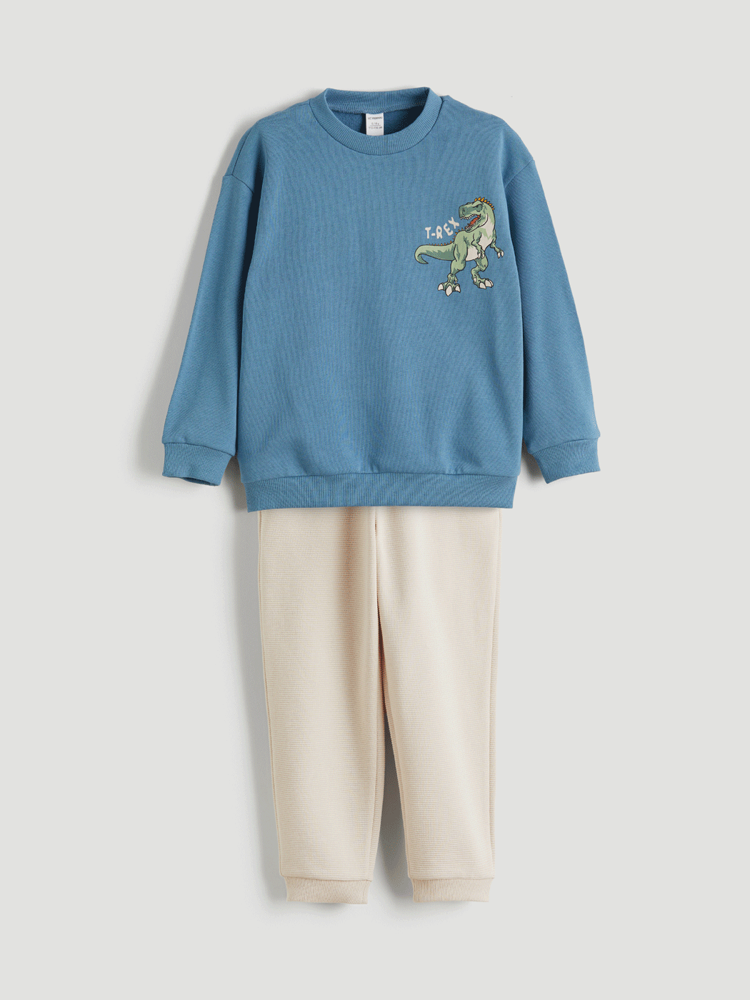 LCW Kids Baskılı Erkek Çocuk Sweatshirt ve Eşofman Altı - W5J067Z1-GN9