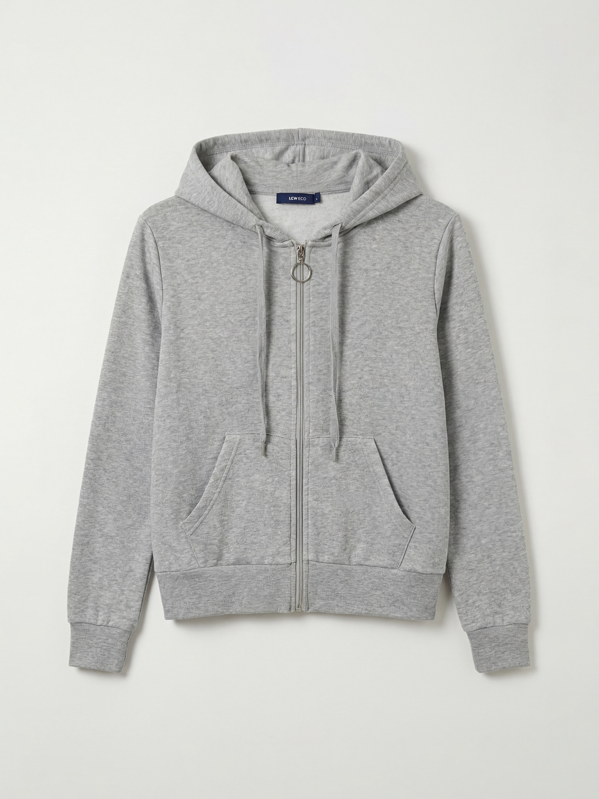 LCW ECO Ženska dukserica sa kapuljačom i rajsferšlusom - W5J874Z8-LAL