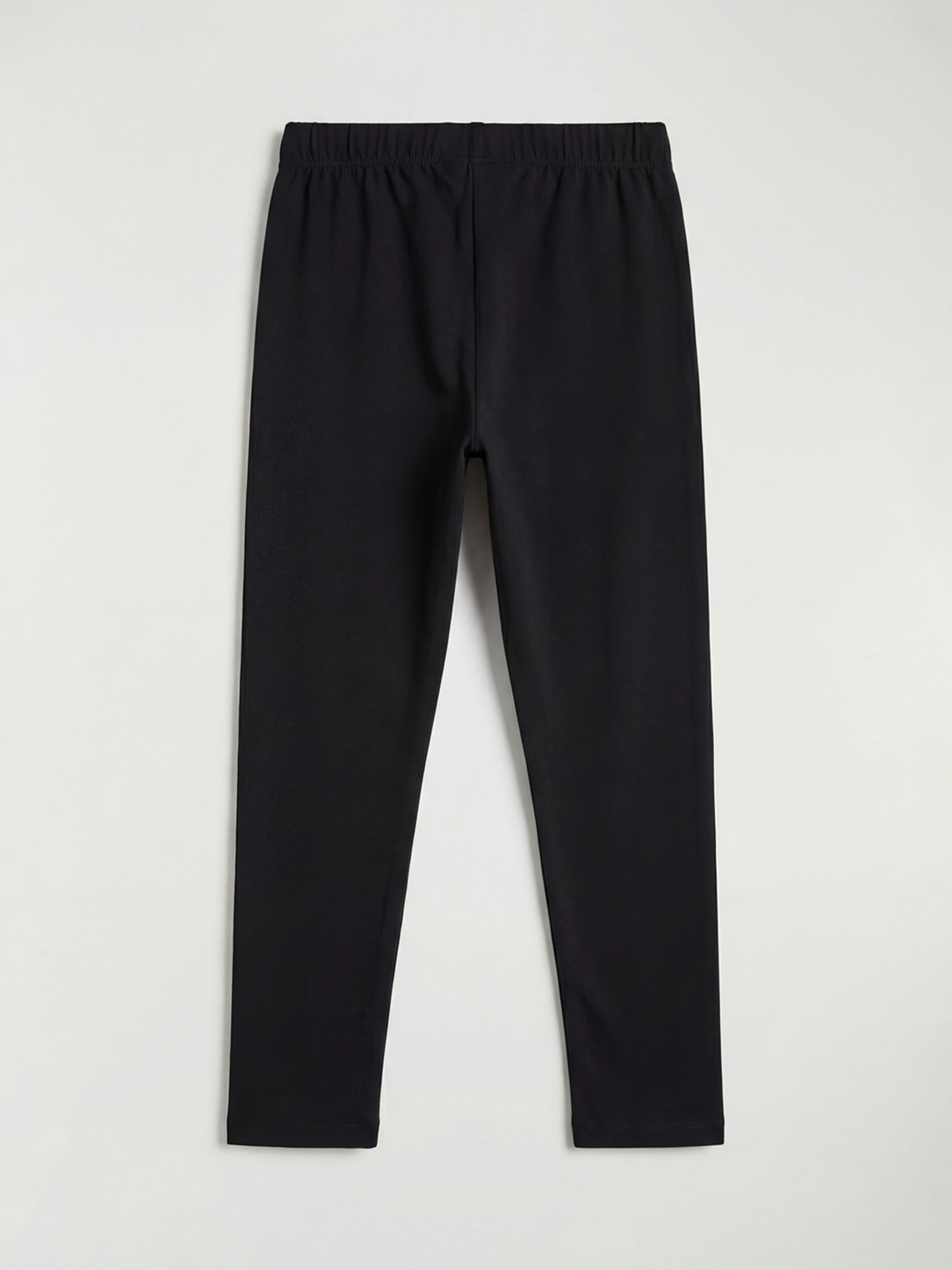 Girls' Long Leggings with Elastic Waistband-1