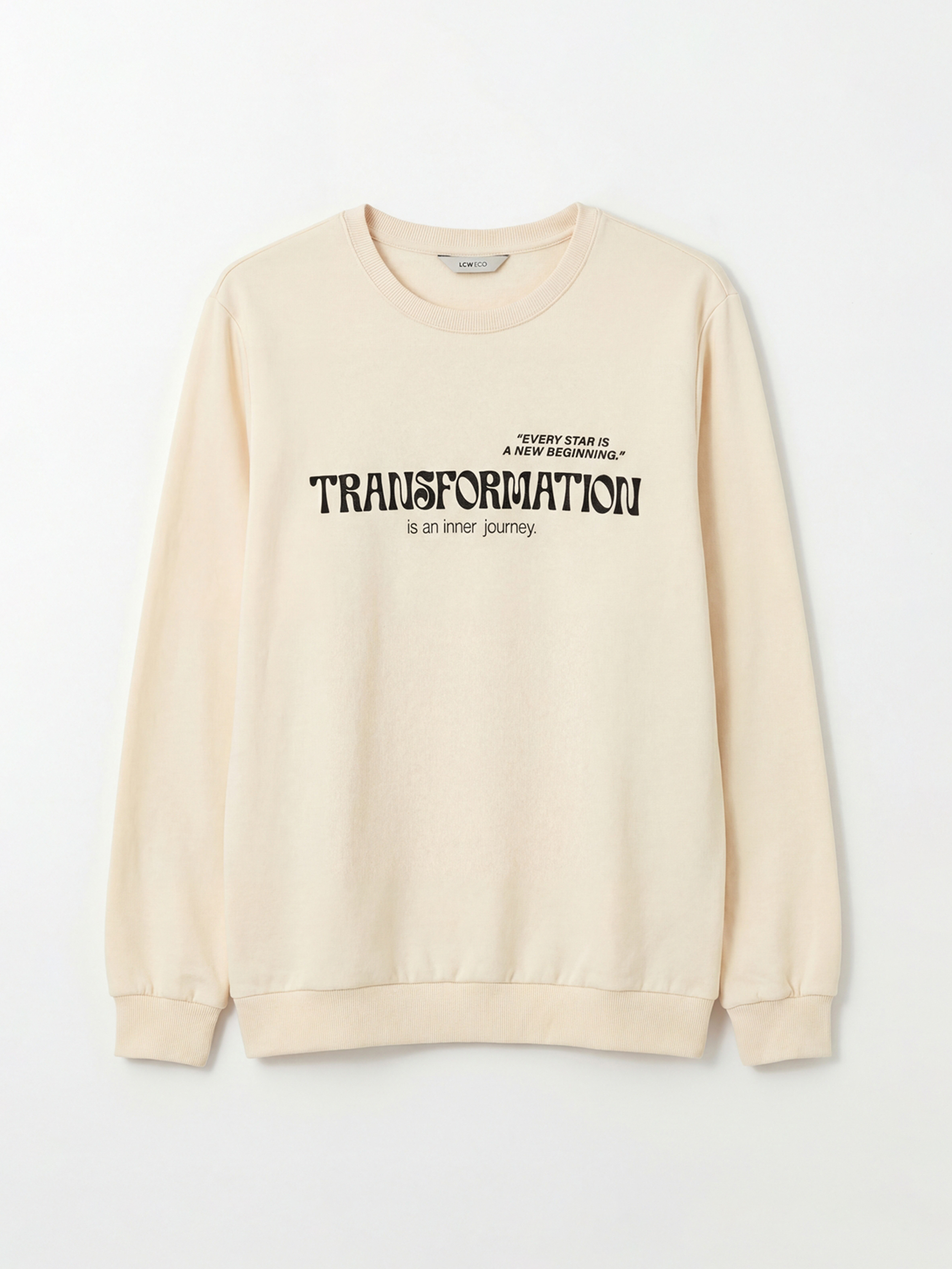 LC WAIKIKI Man BEIGE Sweatshirt - W5JL36Z8-FWM