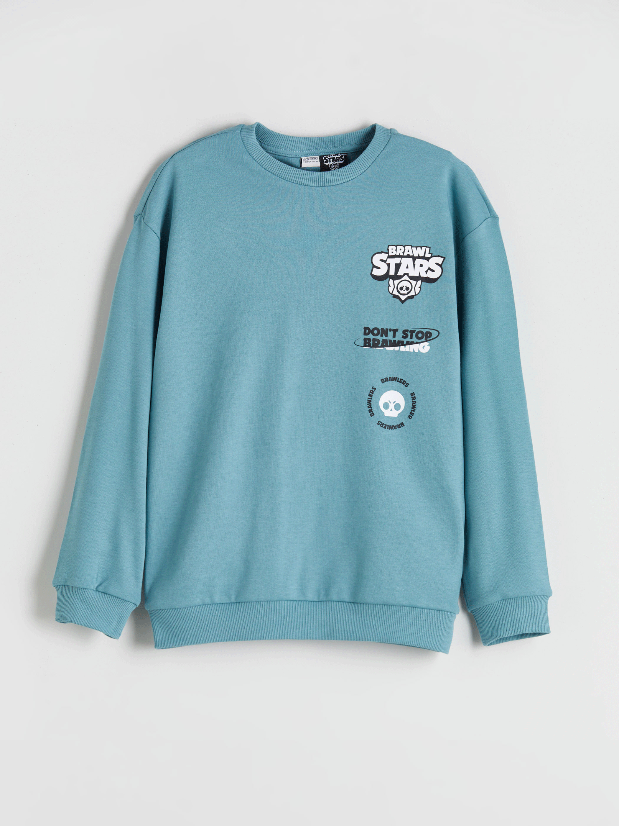 LC WAIKIKI Crew Neck Brawl Stars Printed Boys' T-Shirt -W5JM66Z4-GTK