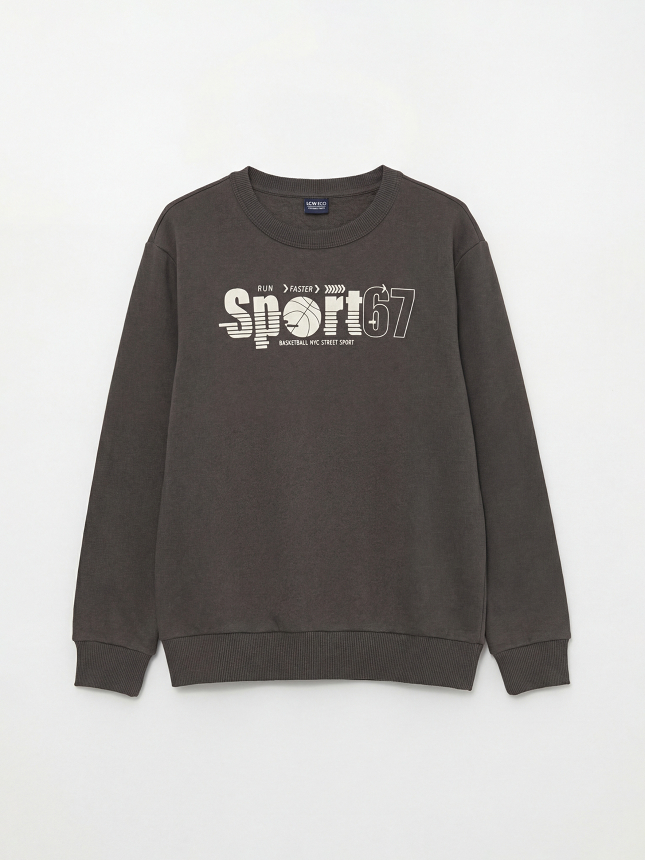 Junge ANTHRAZIT Trainingsanzug-Set-1