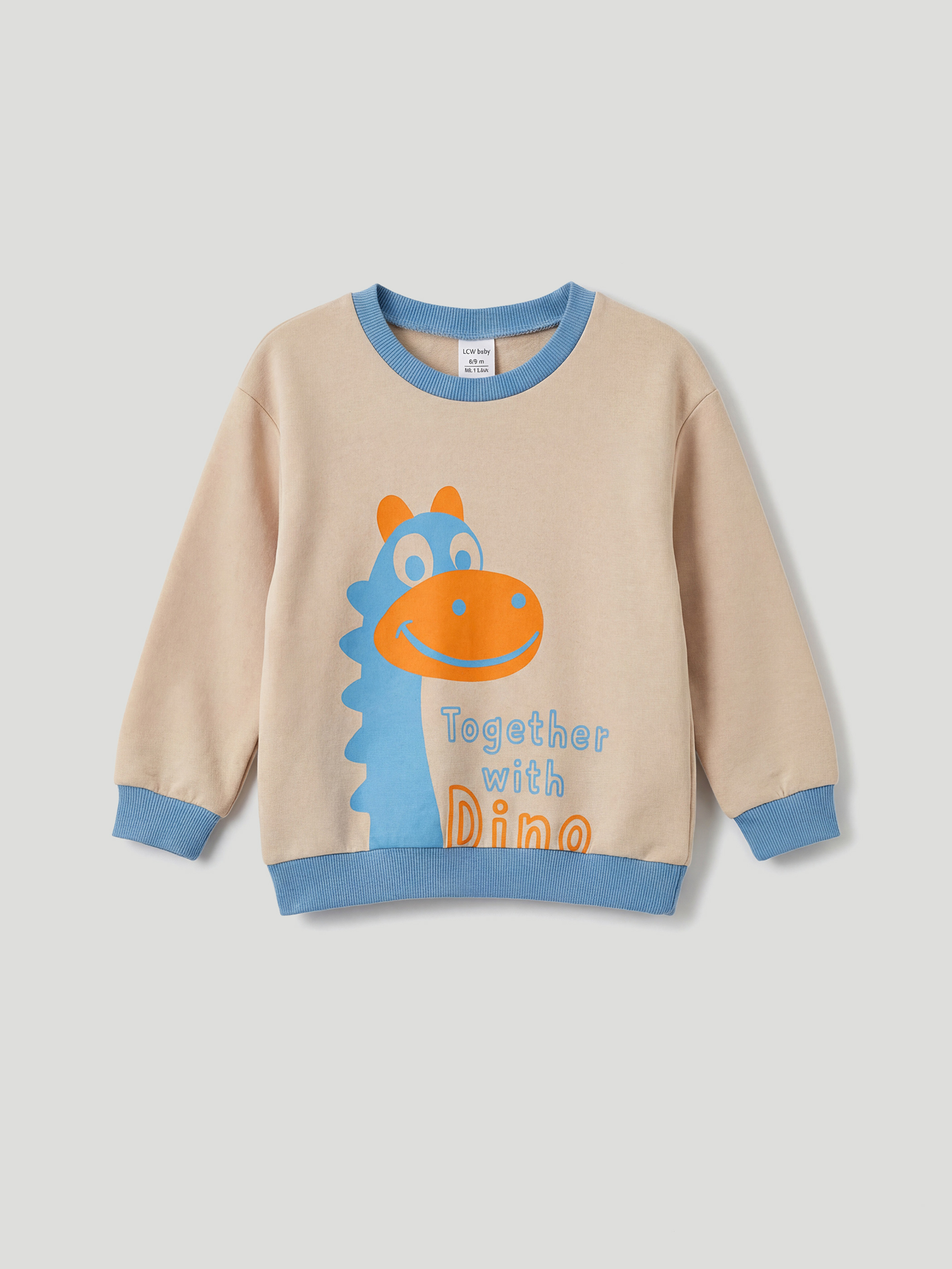 LCW ECO Baby Boy BEIGE Sweatshirt - W5KN55Z1-QVK