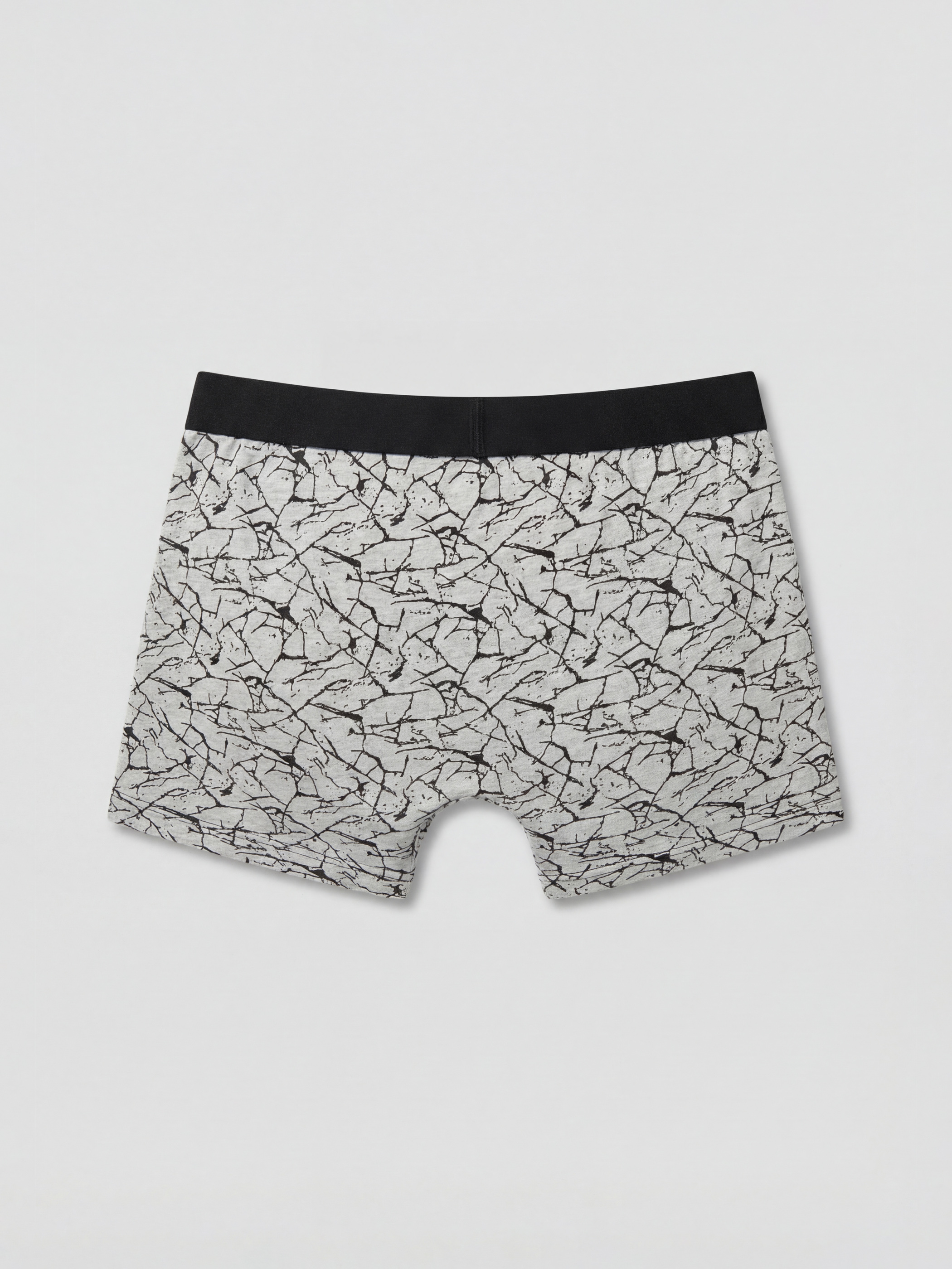Gri Pamuklu Esnek Erkek Boxer-1