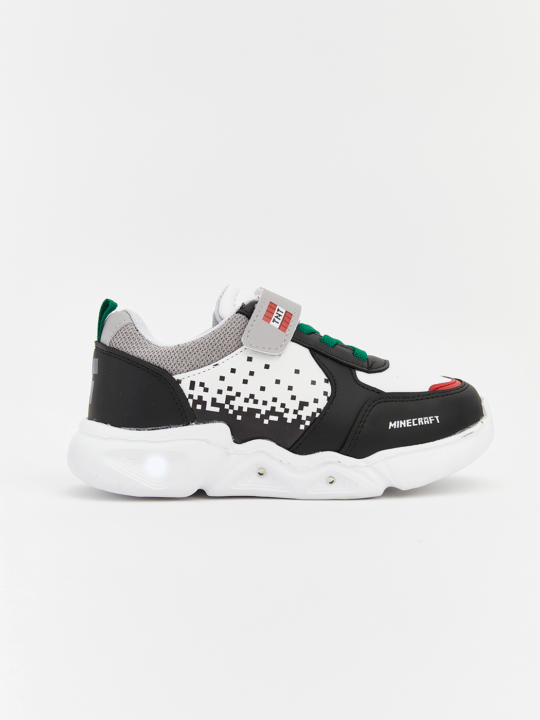 Siyah Bağcık ve Cırt Cırtlı Erkek Bebek Spor Ayakkabı-1