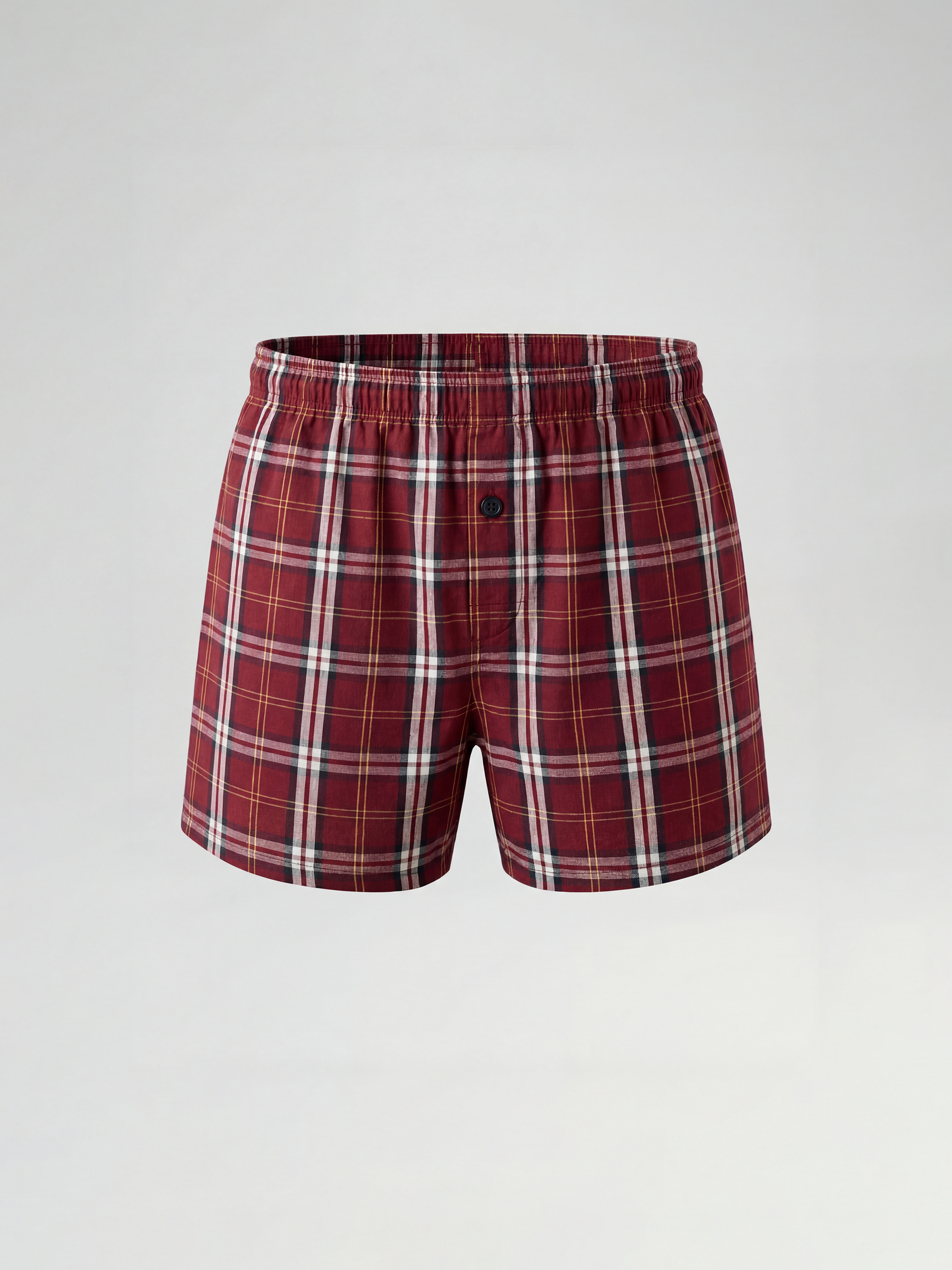 Man BORDEAUX Boxer Trunks-3