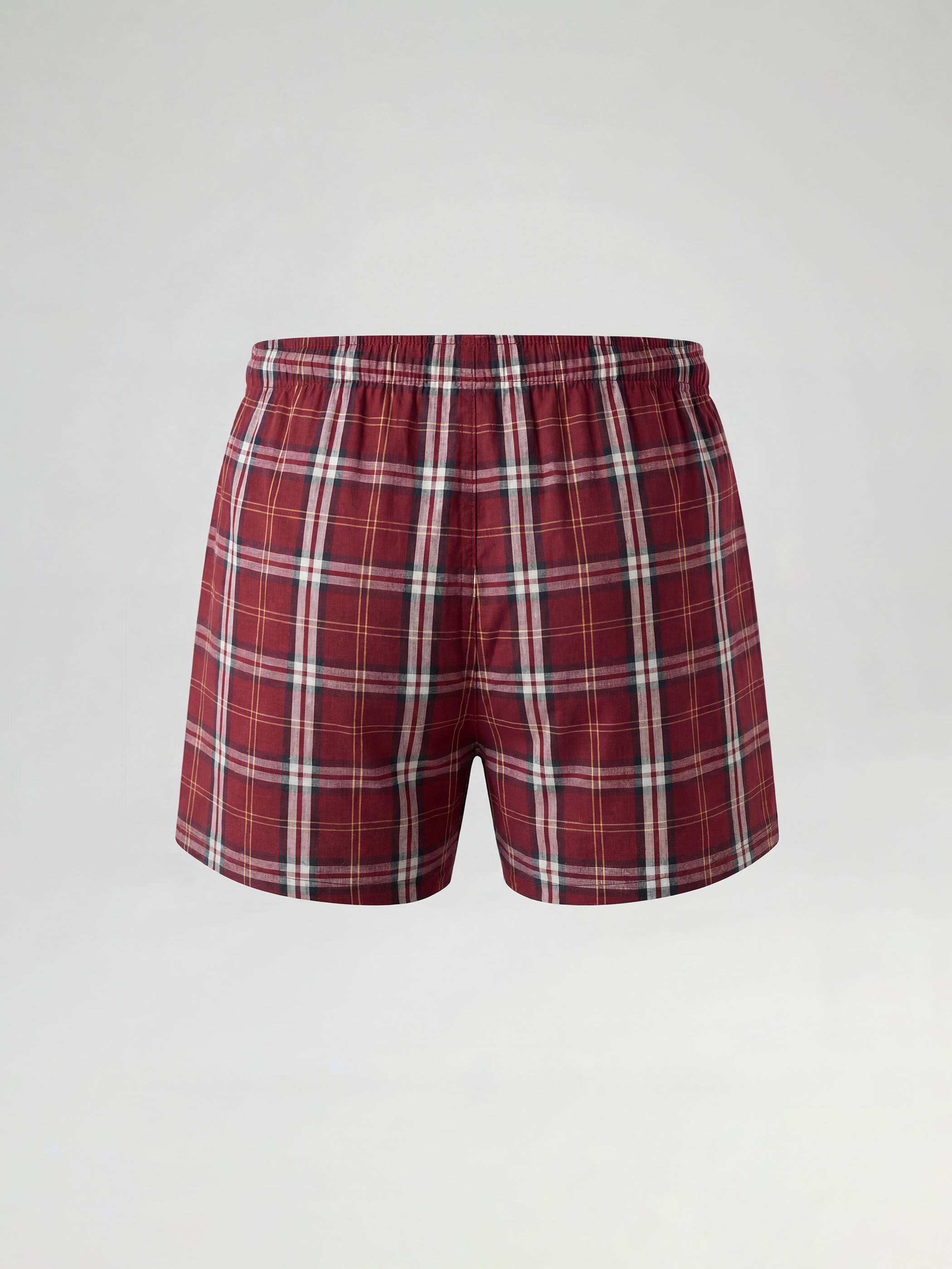 Man BORDEAUX Boxer Trunks-4