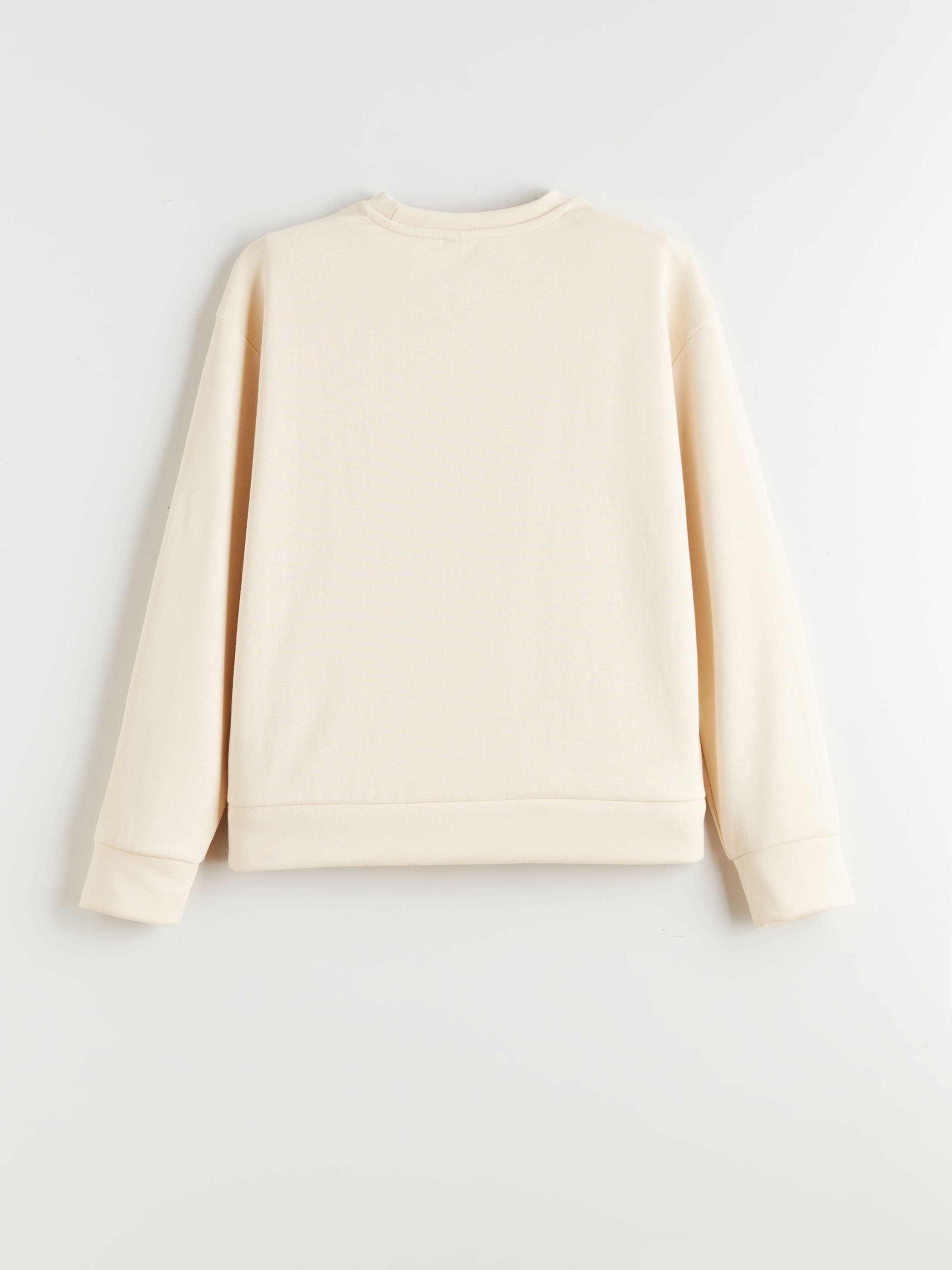 Sarı Kız Çocuk Soft Touch Sweatshirt-1