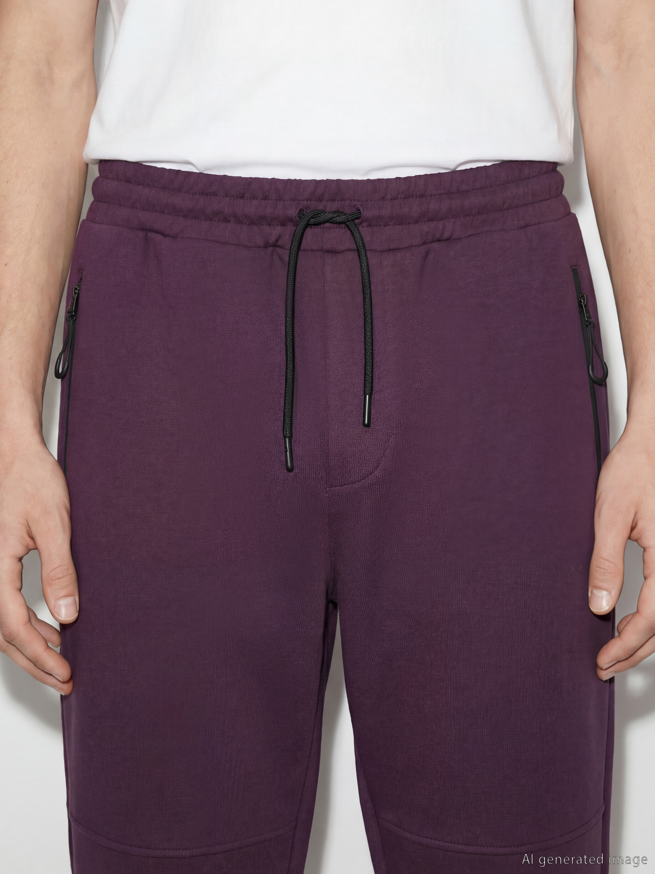 بنطلون رياضي بقصة عادية - للرجال-2