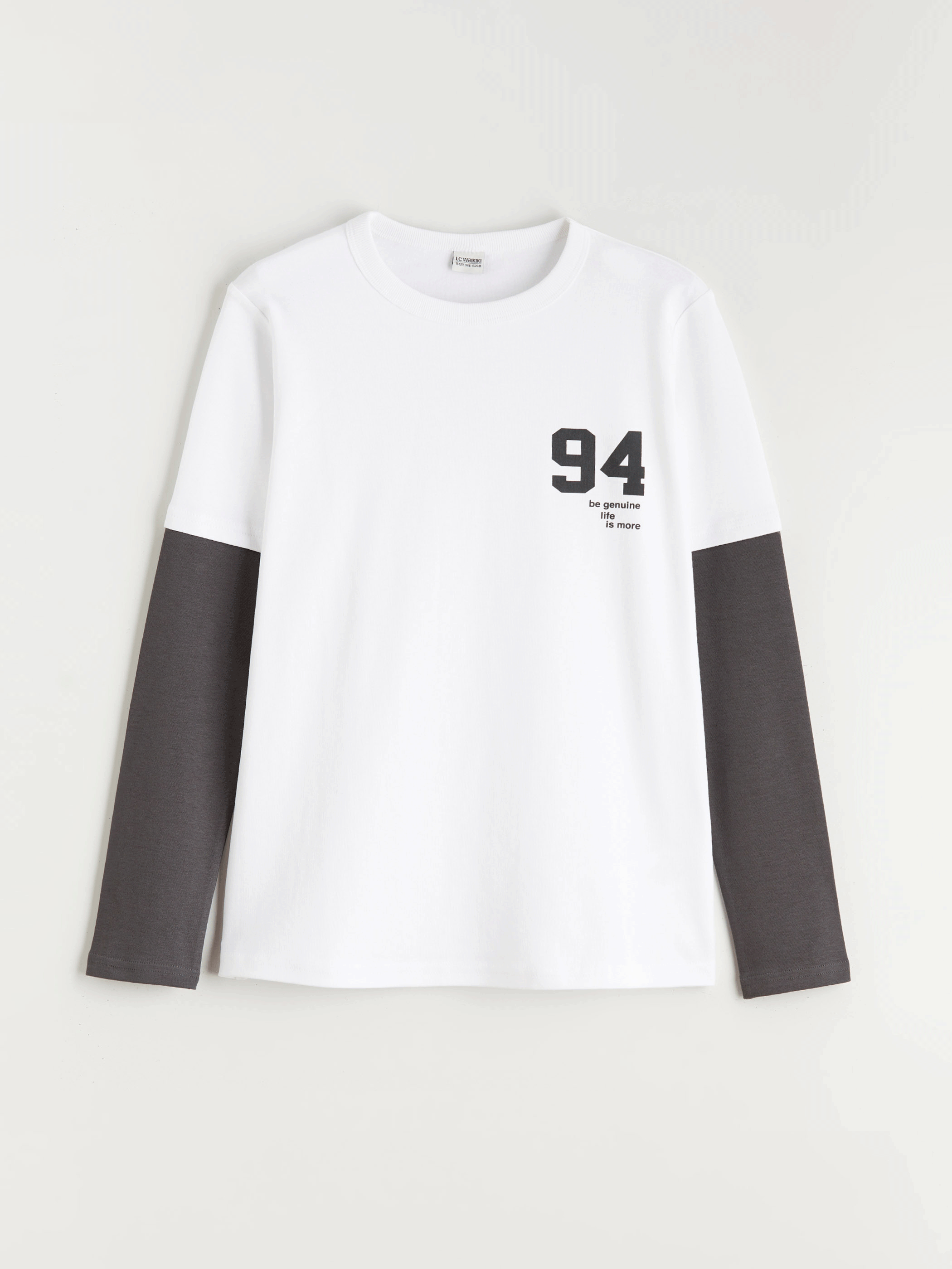 Crew Neck Printed Boys' T-Shirt-1