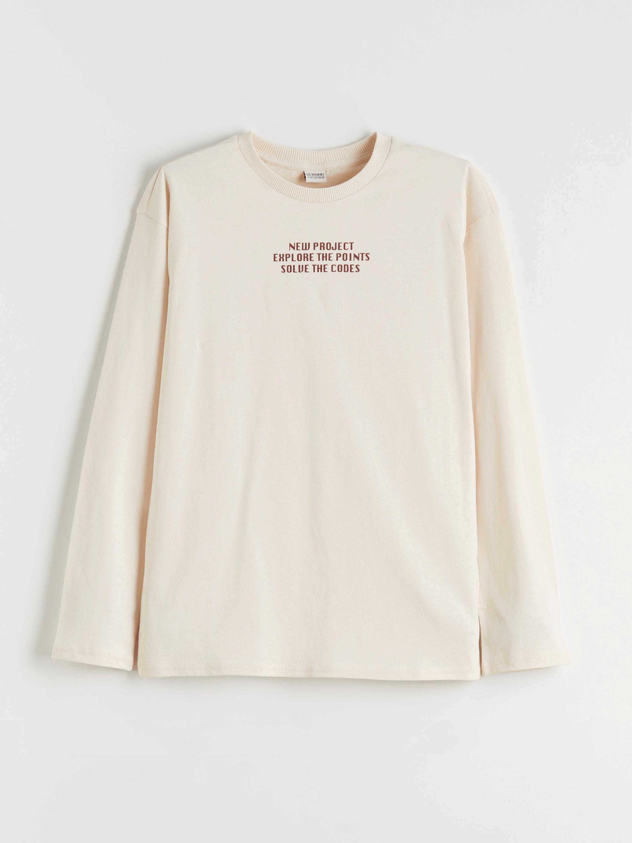 Crew Neck Boys' T-Shirt-1