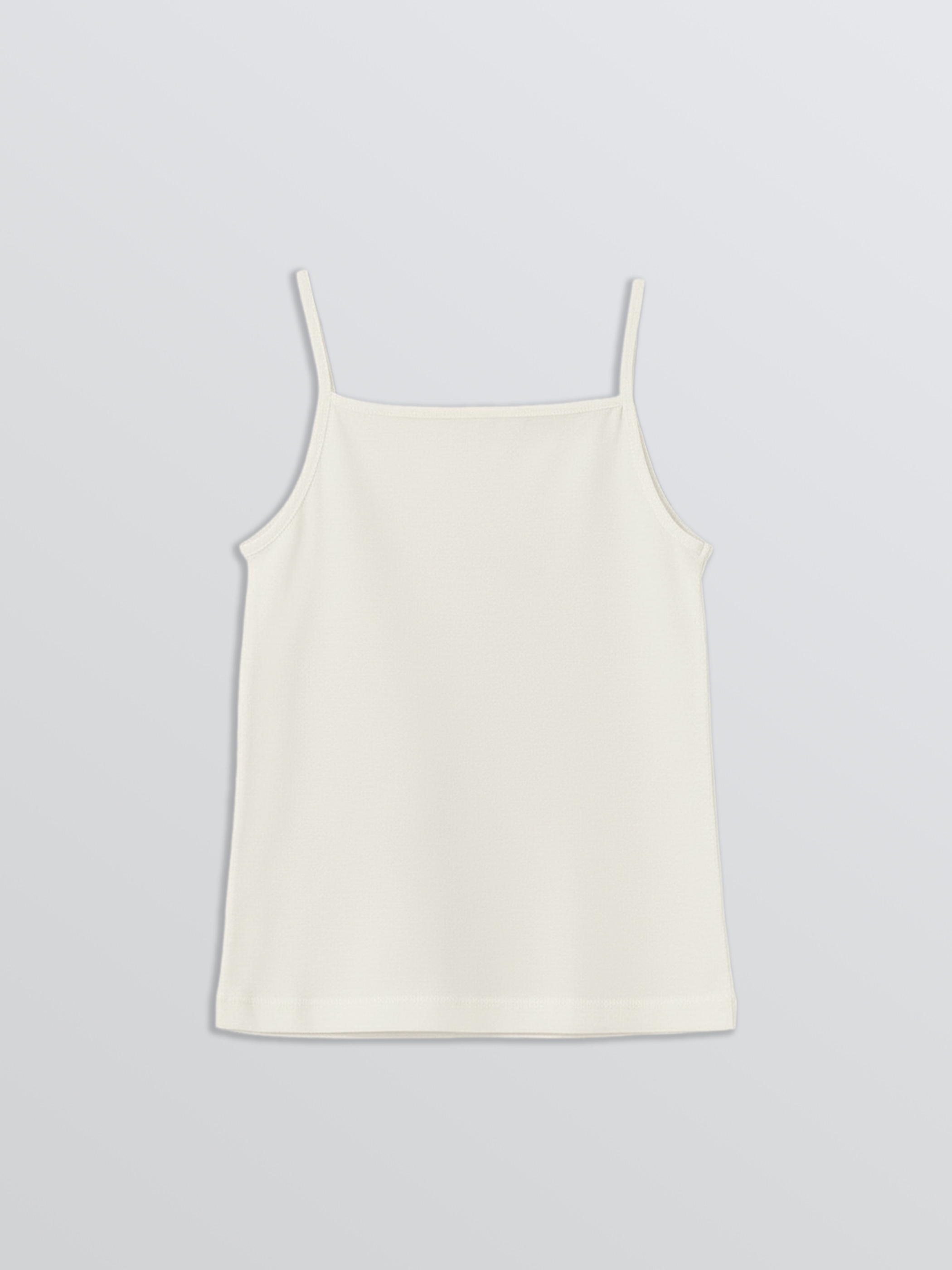 қыздарға арналған шаршы жағалы гүлді өрнек майка 2 данадан тұратын-3