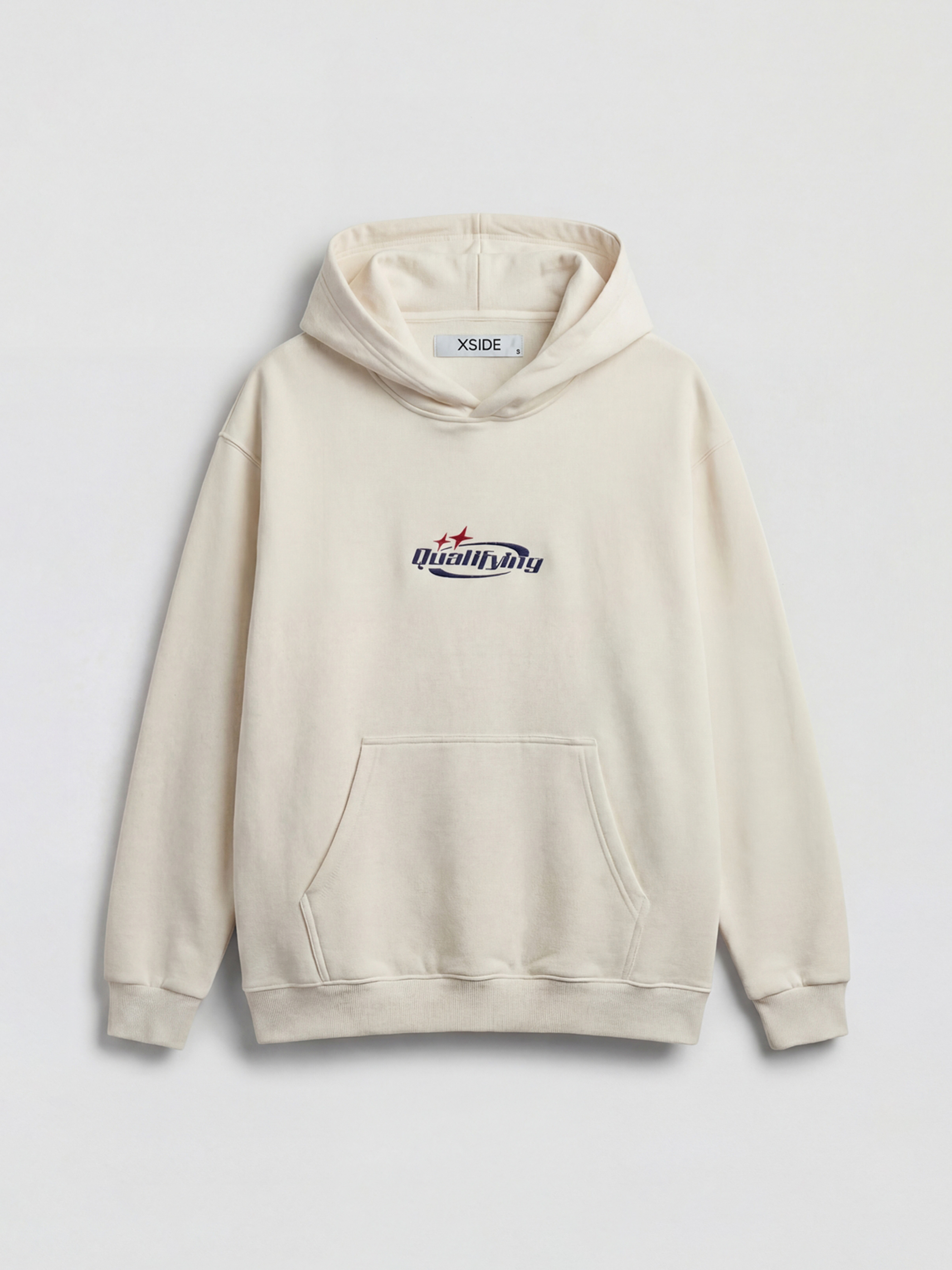 XSIDE Man ECRU Hoodie - W5O491Z8-R9J