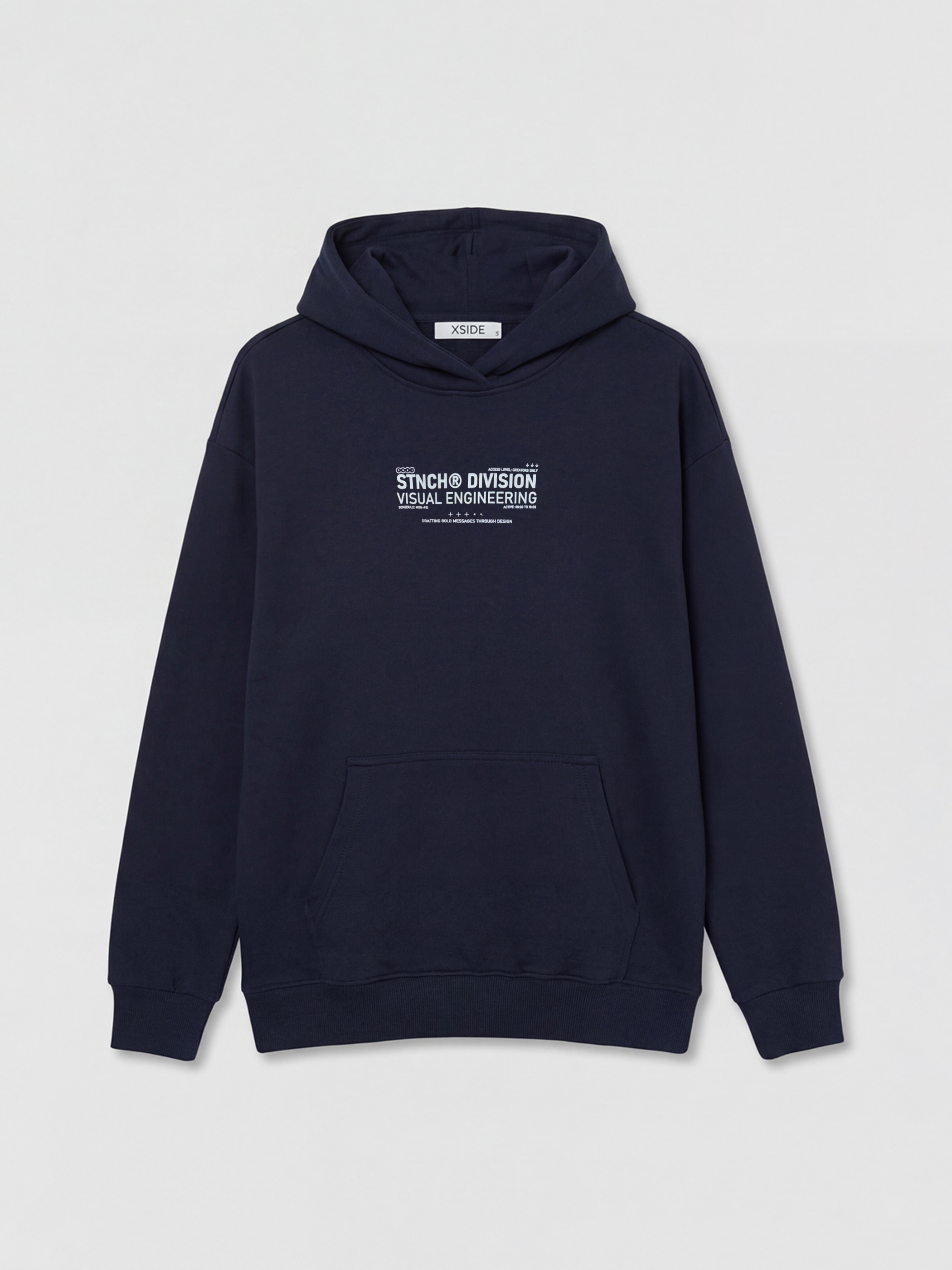 XSIDE Man NAVY Hoodie - W5O514Z8-RFH