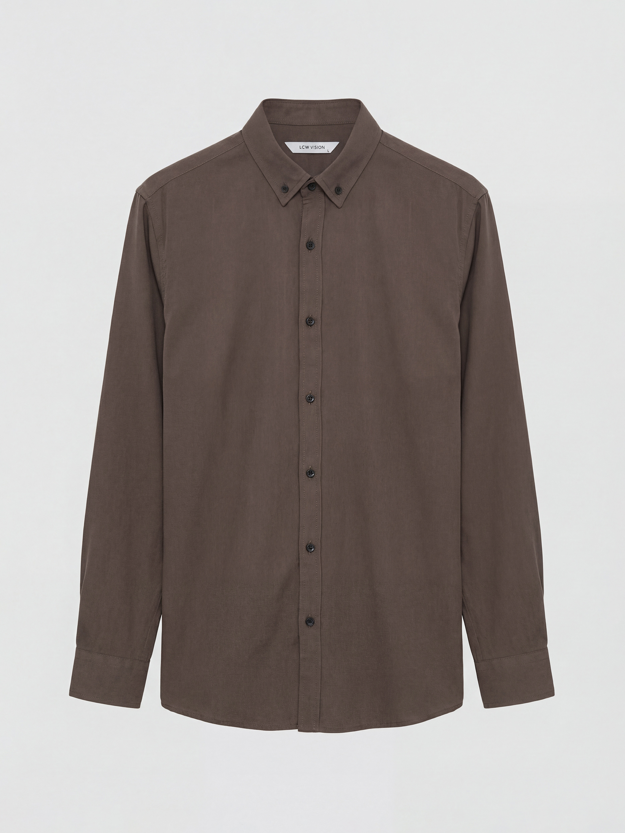 LCW Vision Man BROWN Shirt - W5O576Z8-EEV