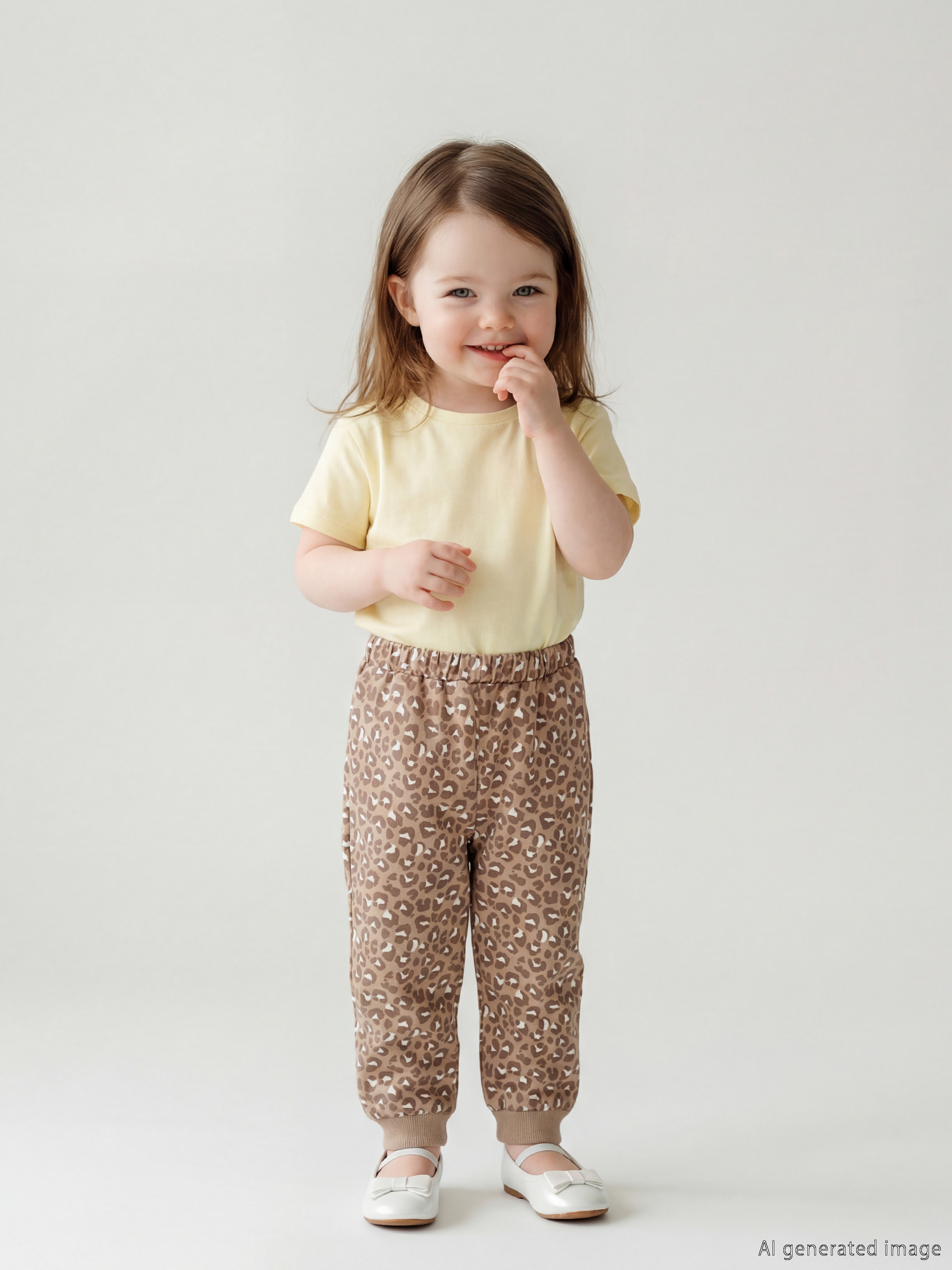 LCW baby Beli Lastikli Kız Bebek Jogger Eşofman Alt - W5O588Z1-LQC