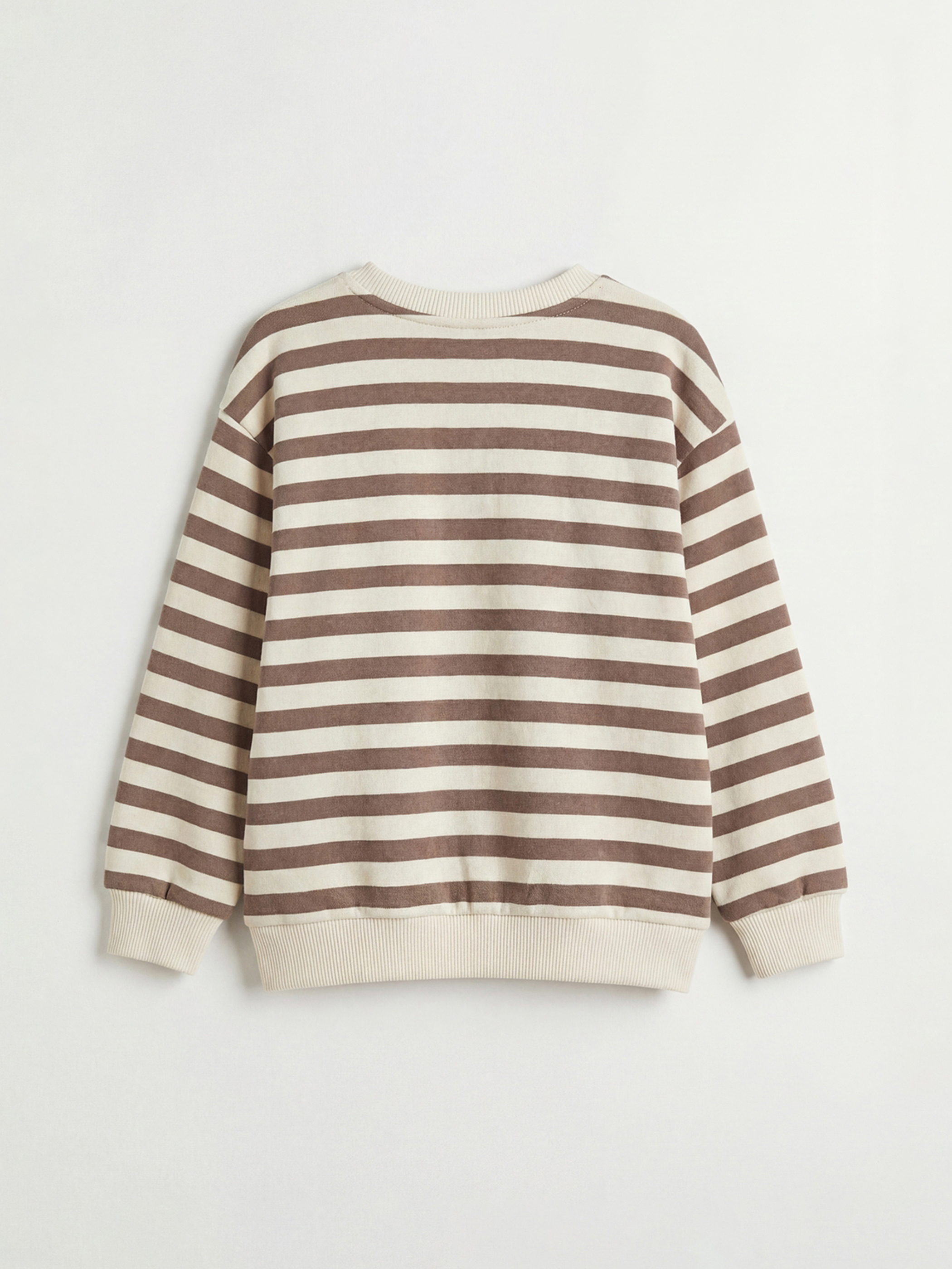 Ekru Baskılı Kız Bebek Sweatshirt ve Eşofman Altı-2