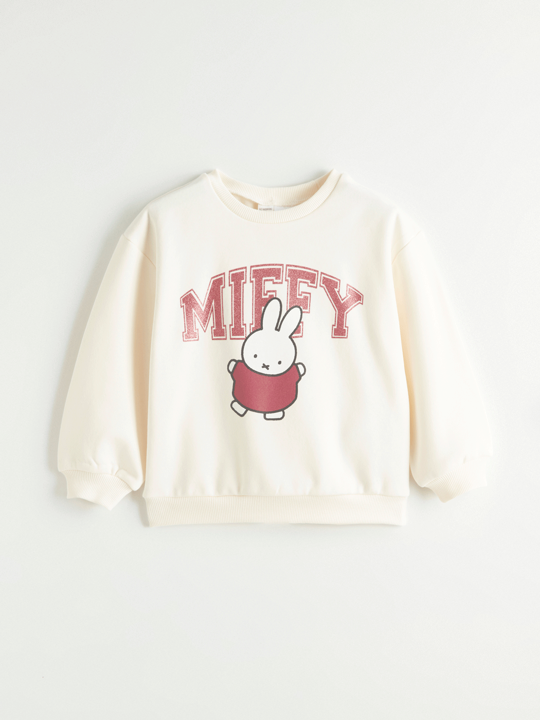 LCW Kids Miffy Baskılı Kız Çocuk Kalın Sweatshirt - W5OL56Z1-FES