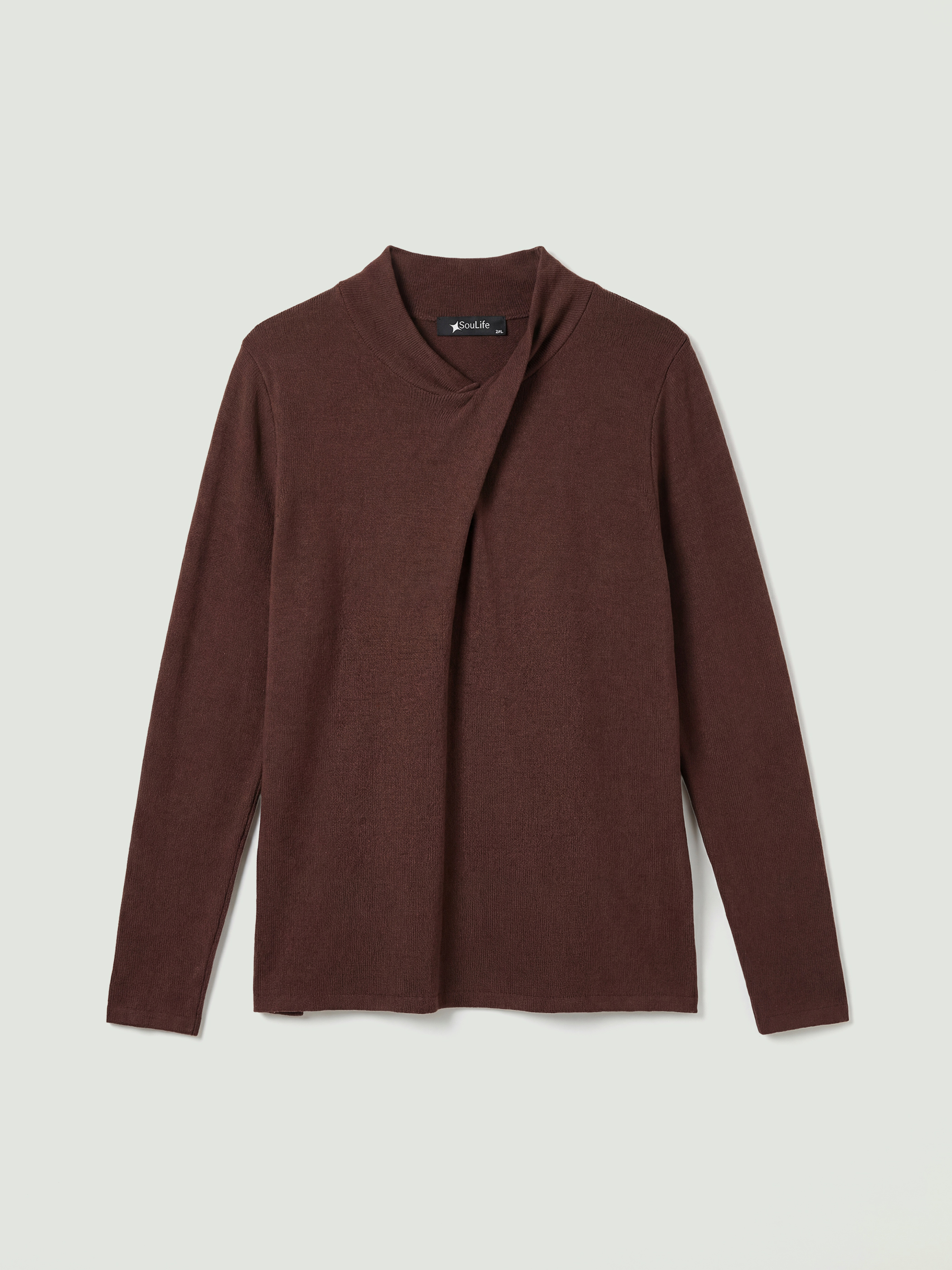 Soulife Dik Yaka Büzgülü Bluz - W5ON62Z8-J0V