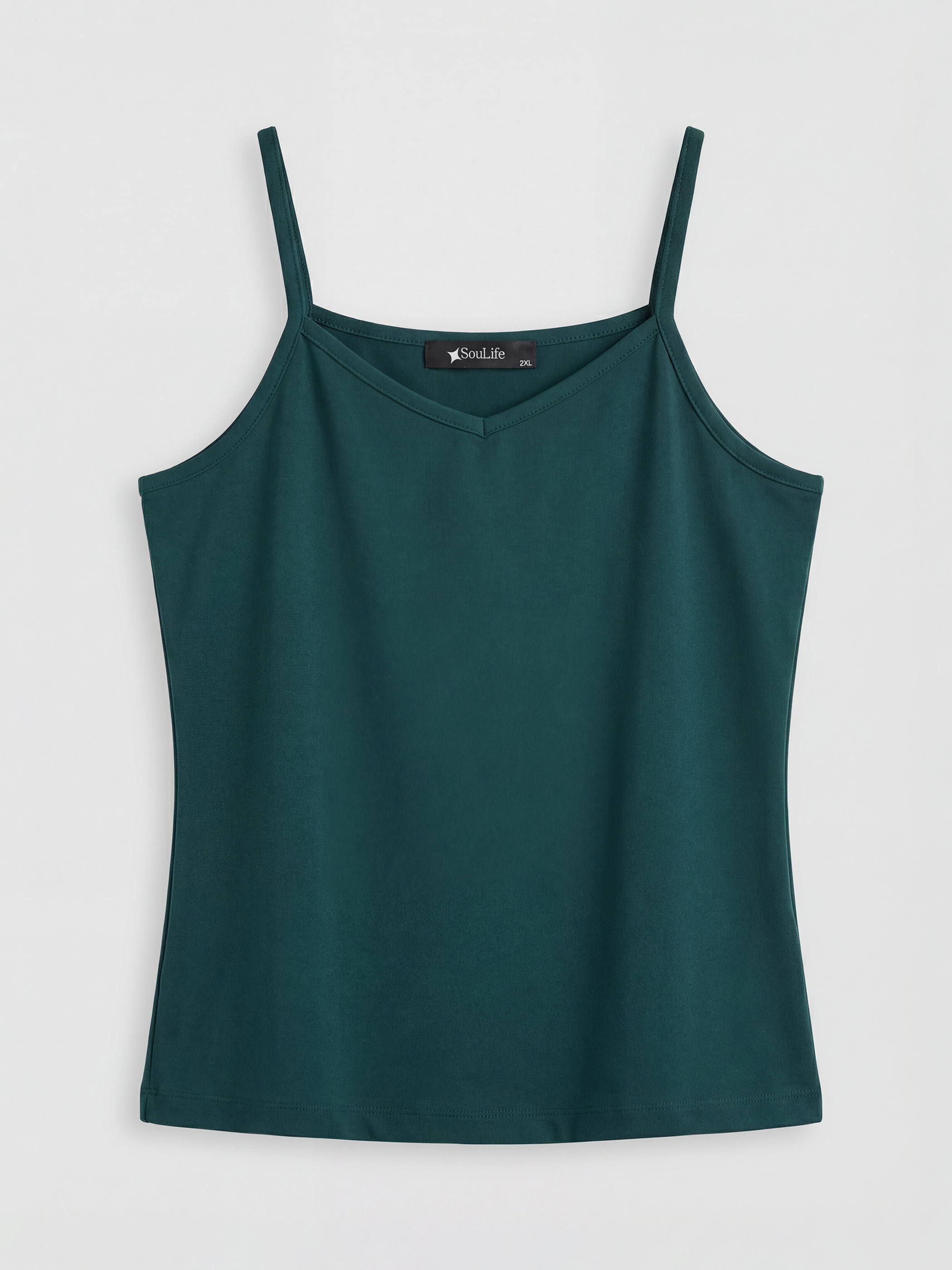 Petrol V Yaka Askılı Kadın Atlet 5'li-1