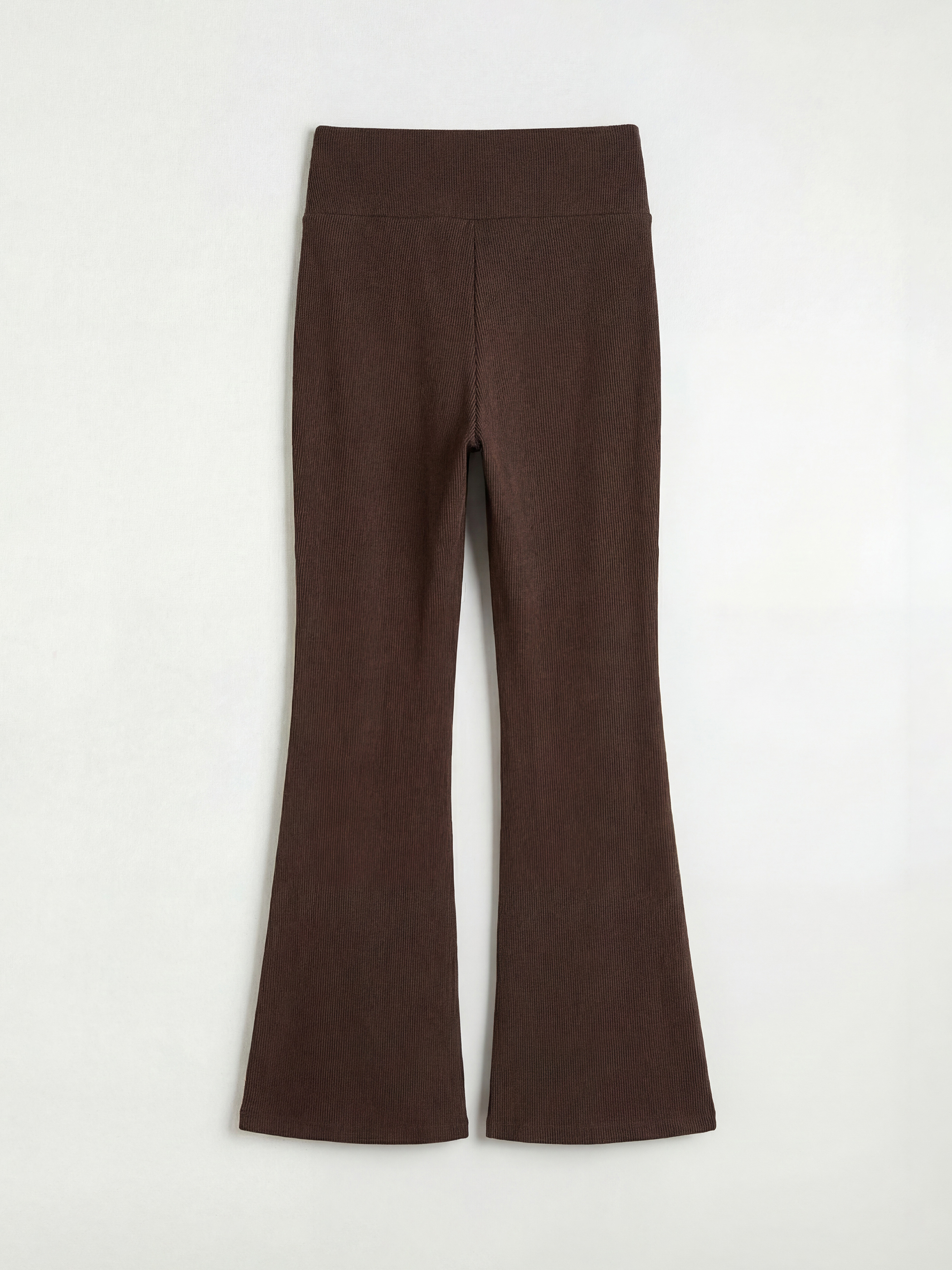 KOOR SPORT Yüksek Bel Fitilli İspanyol Paça Kadın Spor Tayt - W5OQ14Z8-HML