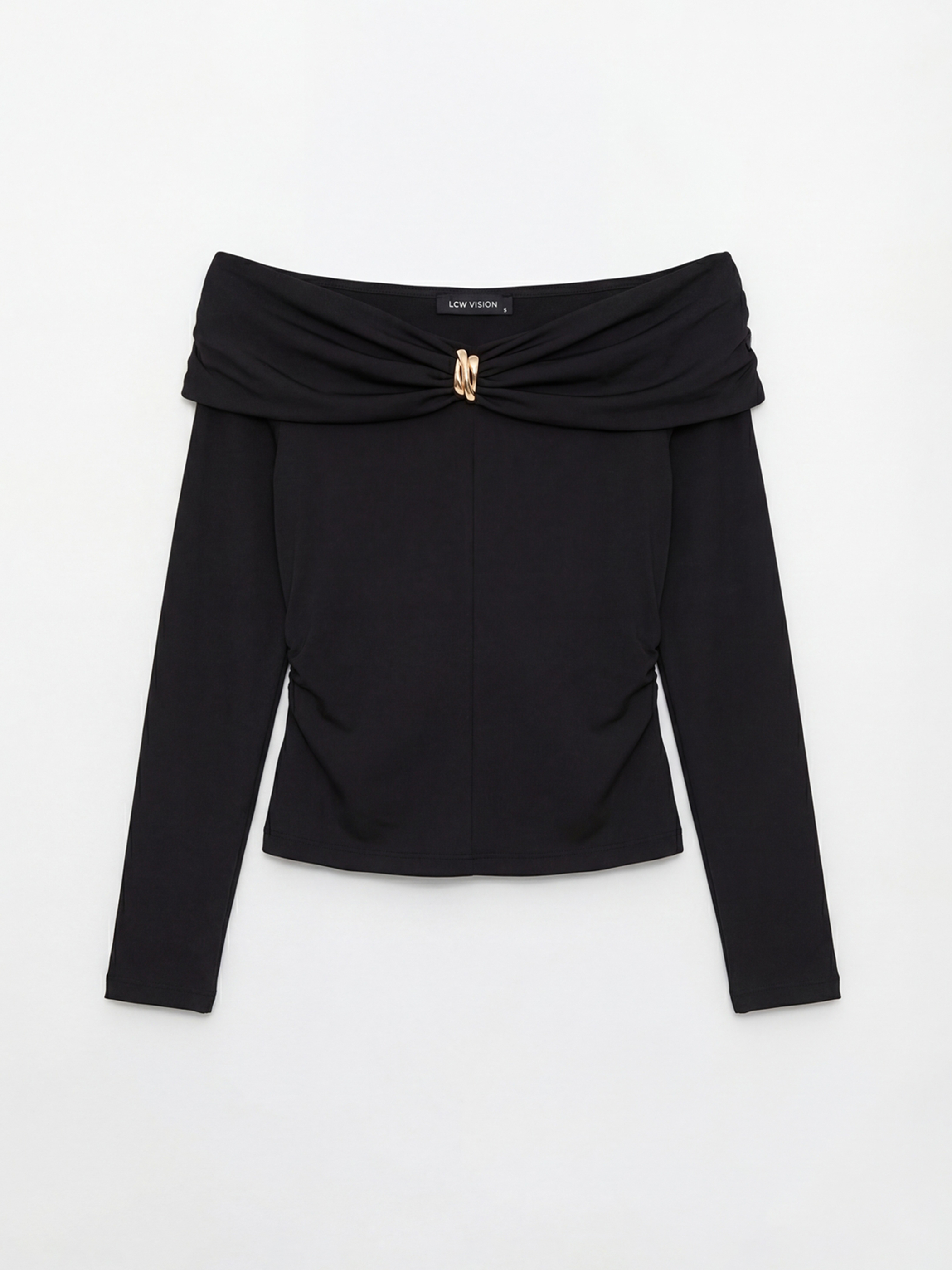 LCW Vision Kayık Yaka Kadın Body - W5OS73Z8-CVL