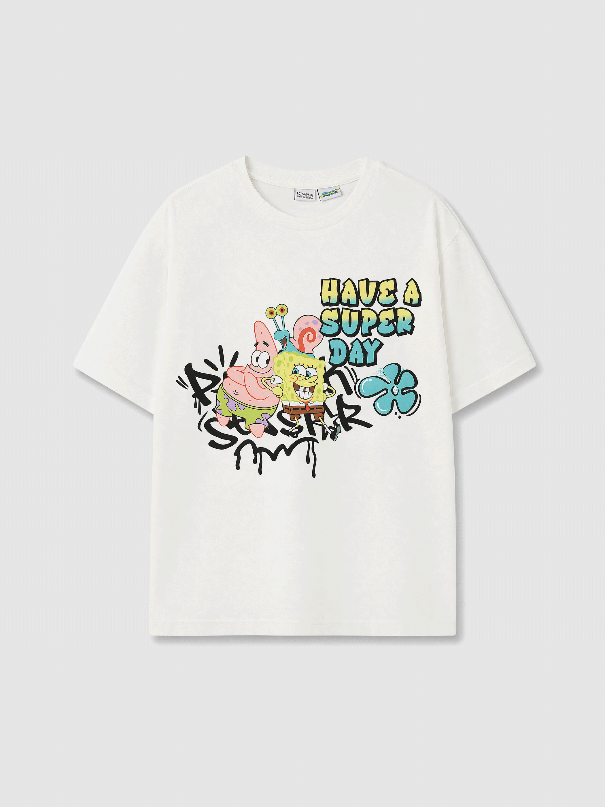 LCW Kids Girl White T-Shirt
