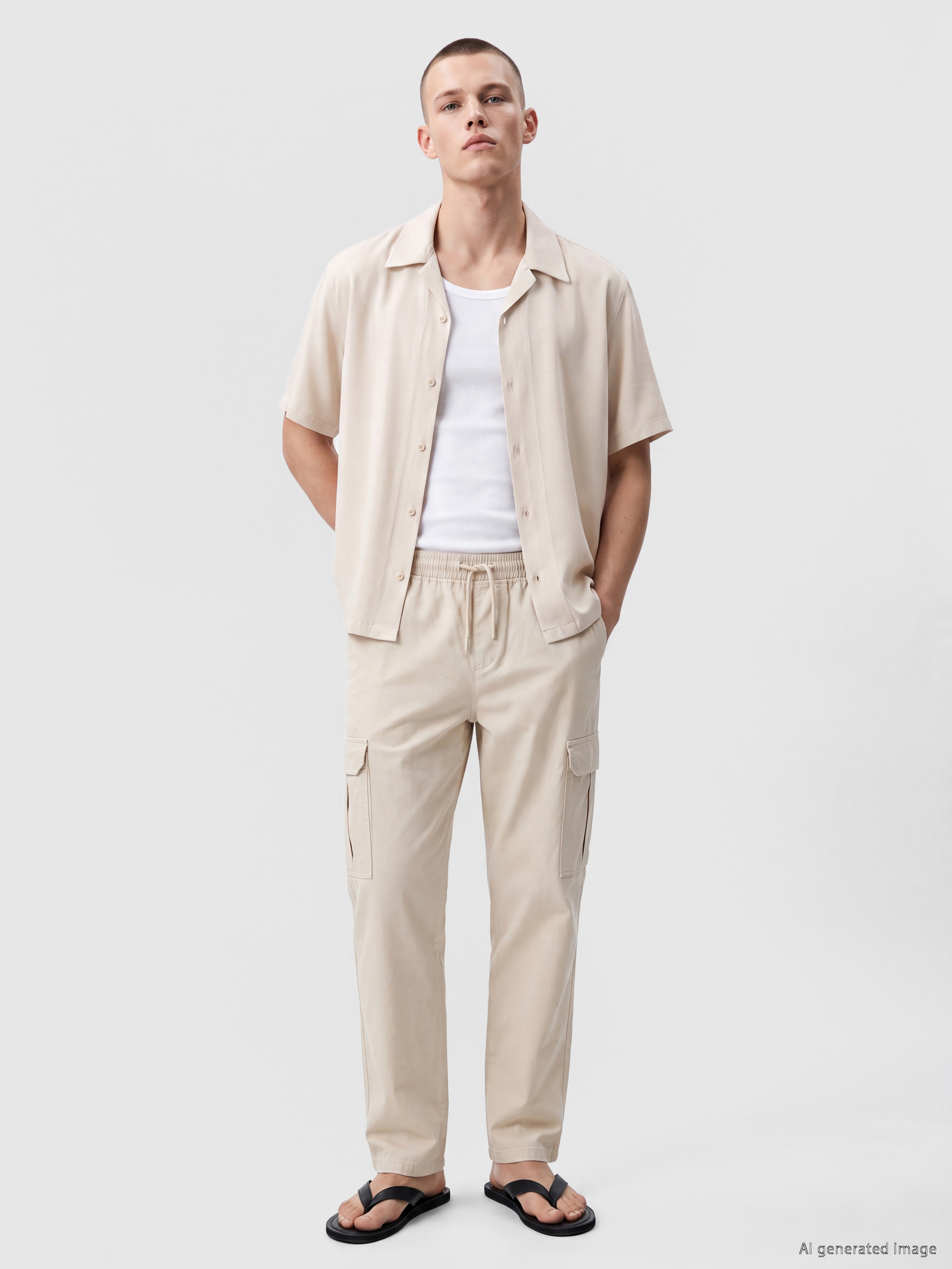 Regular Fit Men's Textured Shirt-1