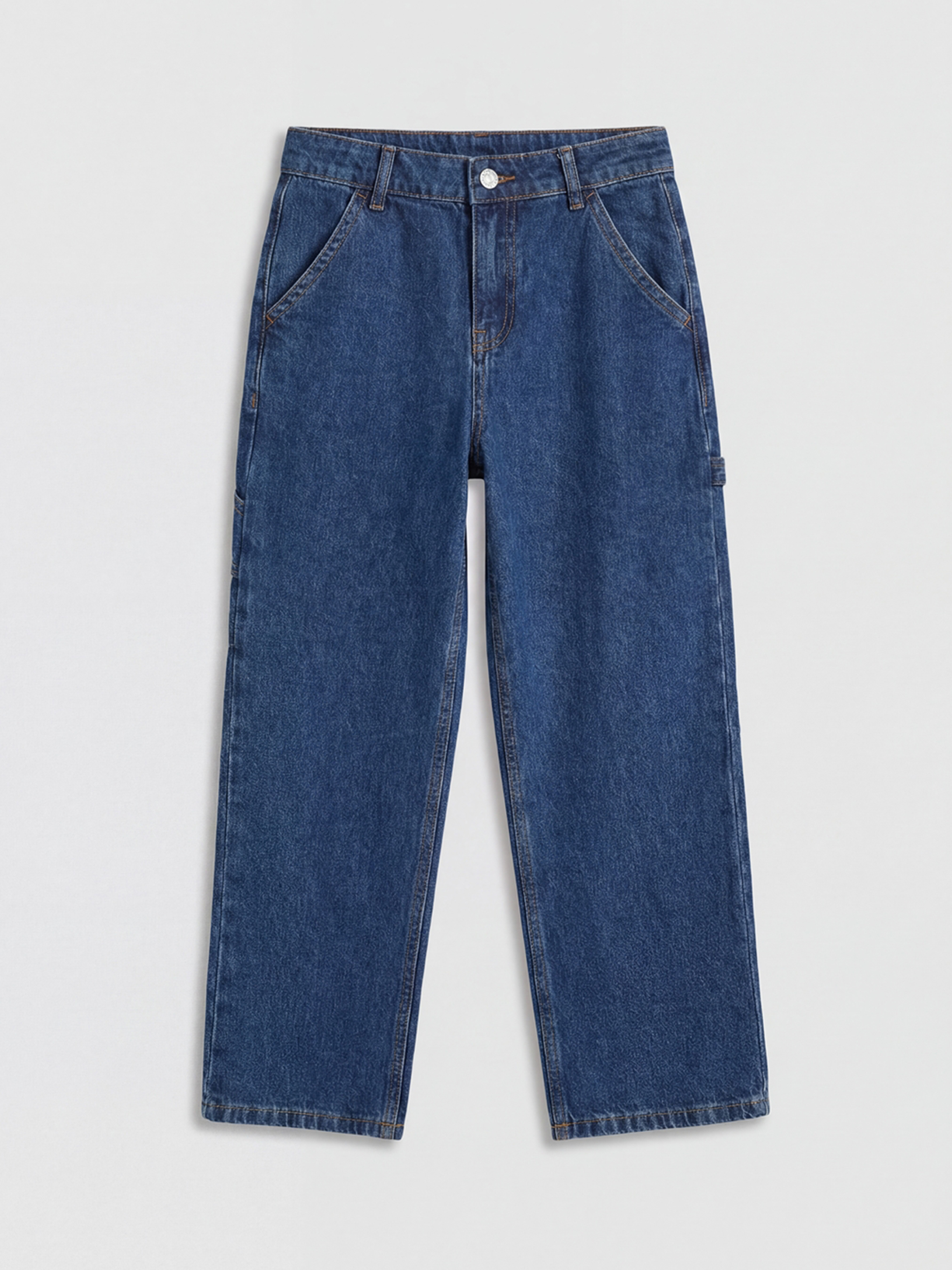 Adjustable Elastic Waist Boys' Jeans-1
