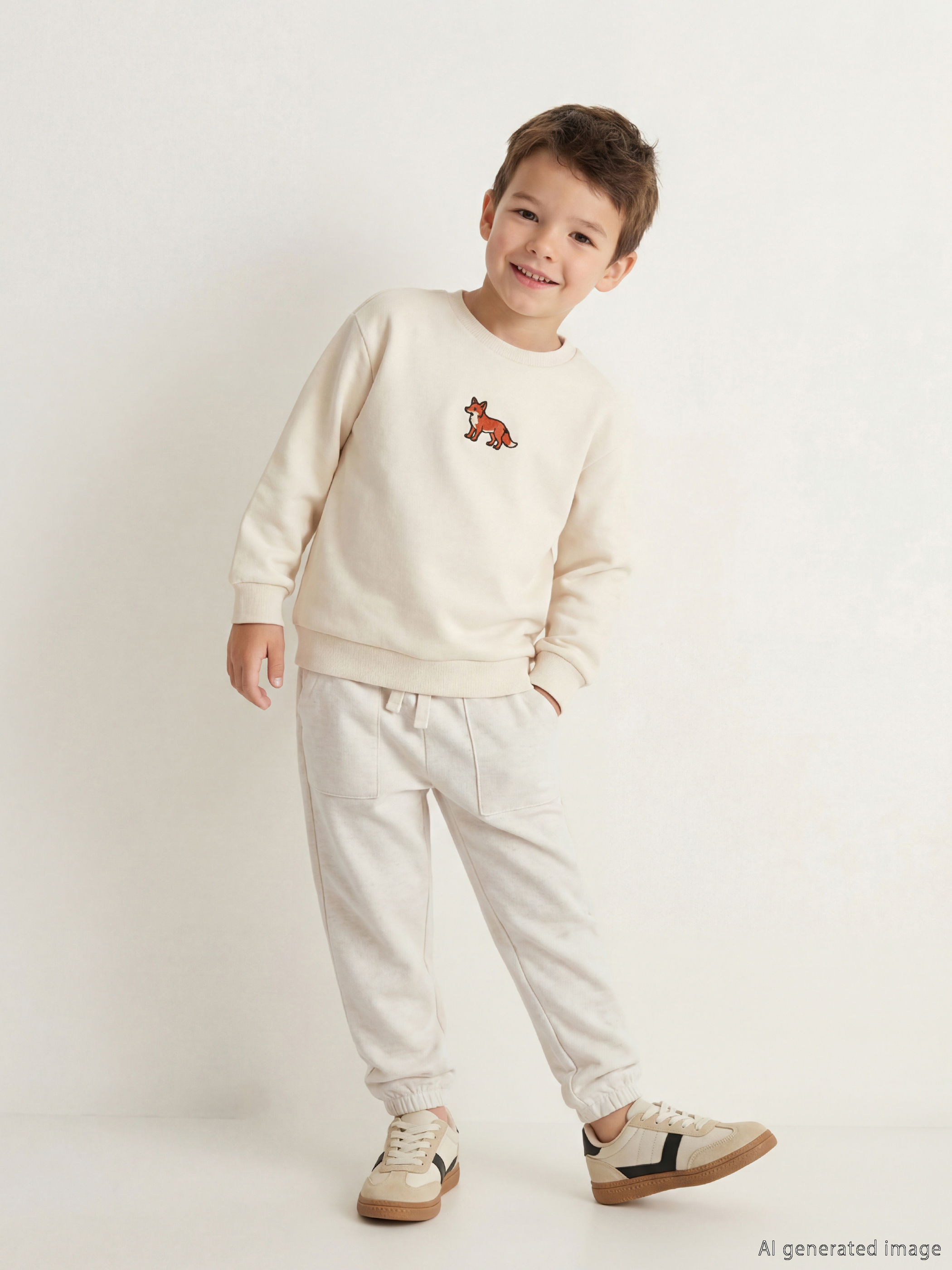 LCW Kids Elastic Waist Boys' Cargo Sweatpants