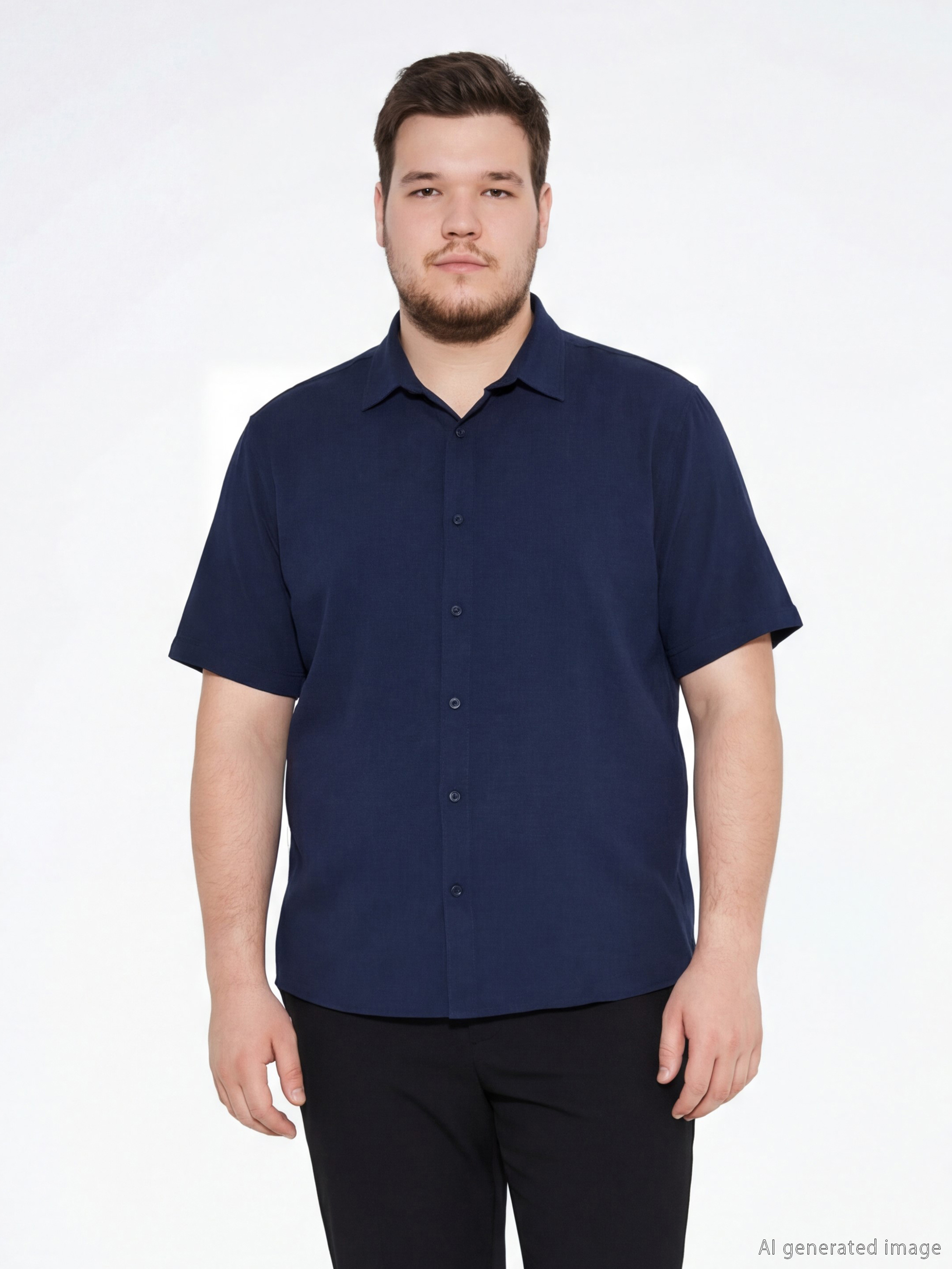 LCW Vision Regular Fit Kısa Kollu Erkek Gömlek - S60111Z8-RFH